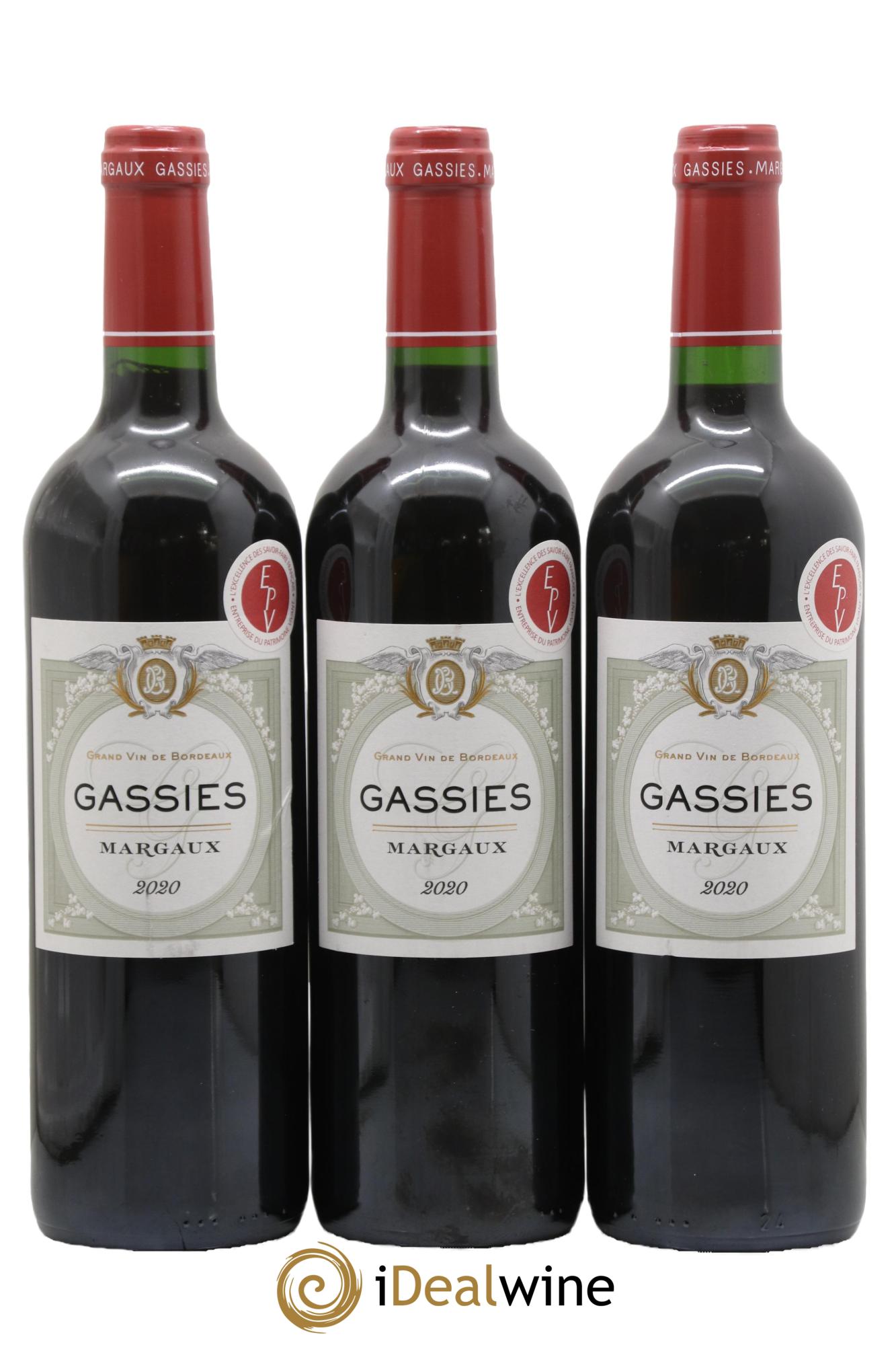 Gassies de Rauzan Gassies 2020 - Lot of 3 bottles - 0