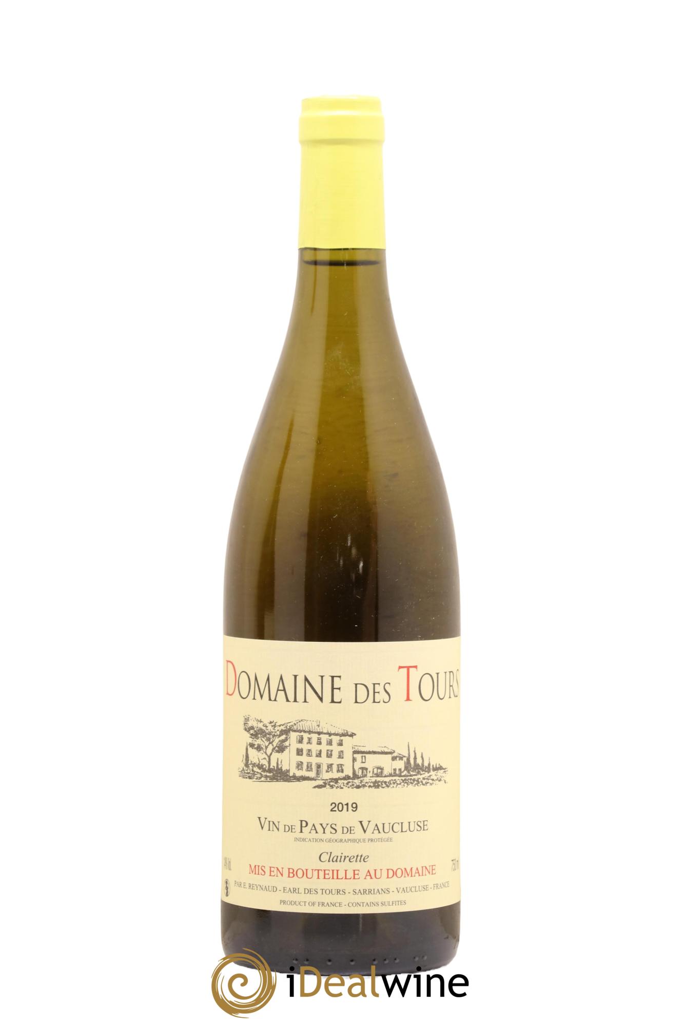 IGP Vaucluse (Vin de Pays de Vaucluse) Domaine des Tours Emmanuel Reynaud 2019 - Posten von 1 Flasche - 0