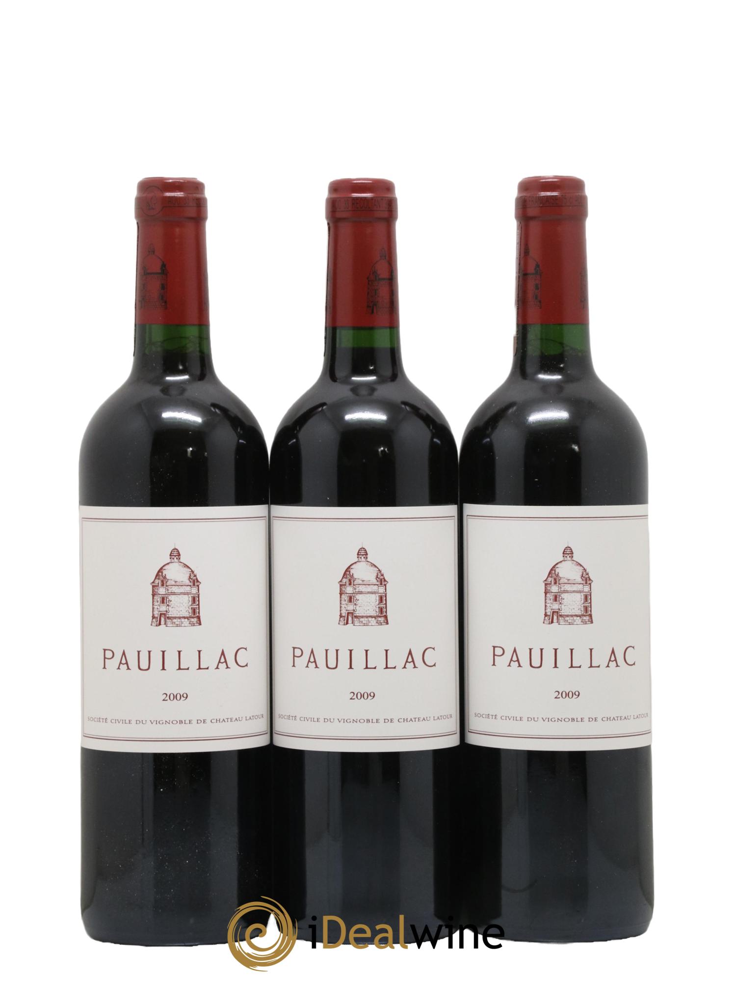 Pauillac de Château Latour 2009 - Lot de 3 bouteilles - 0