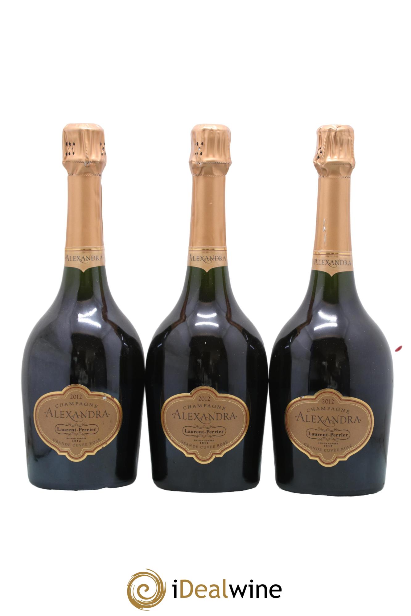 Cuvée Alexandra Laurent Perrier 2012 - Lot of 3 bottles - 0