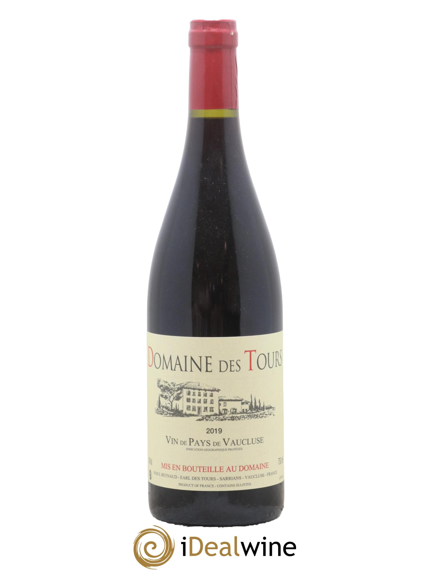 Vaucluse (Vin de Pays de Vaucluse) Domaine des Tours Emmanuel Reynaud 2019 - Lot de 1 bouteille - 0