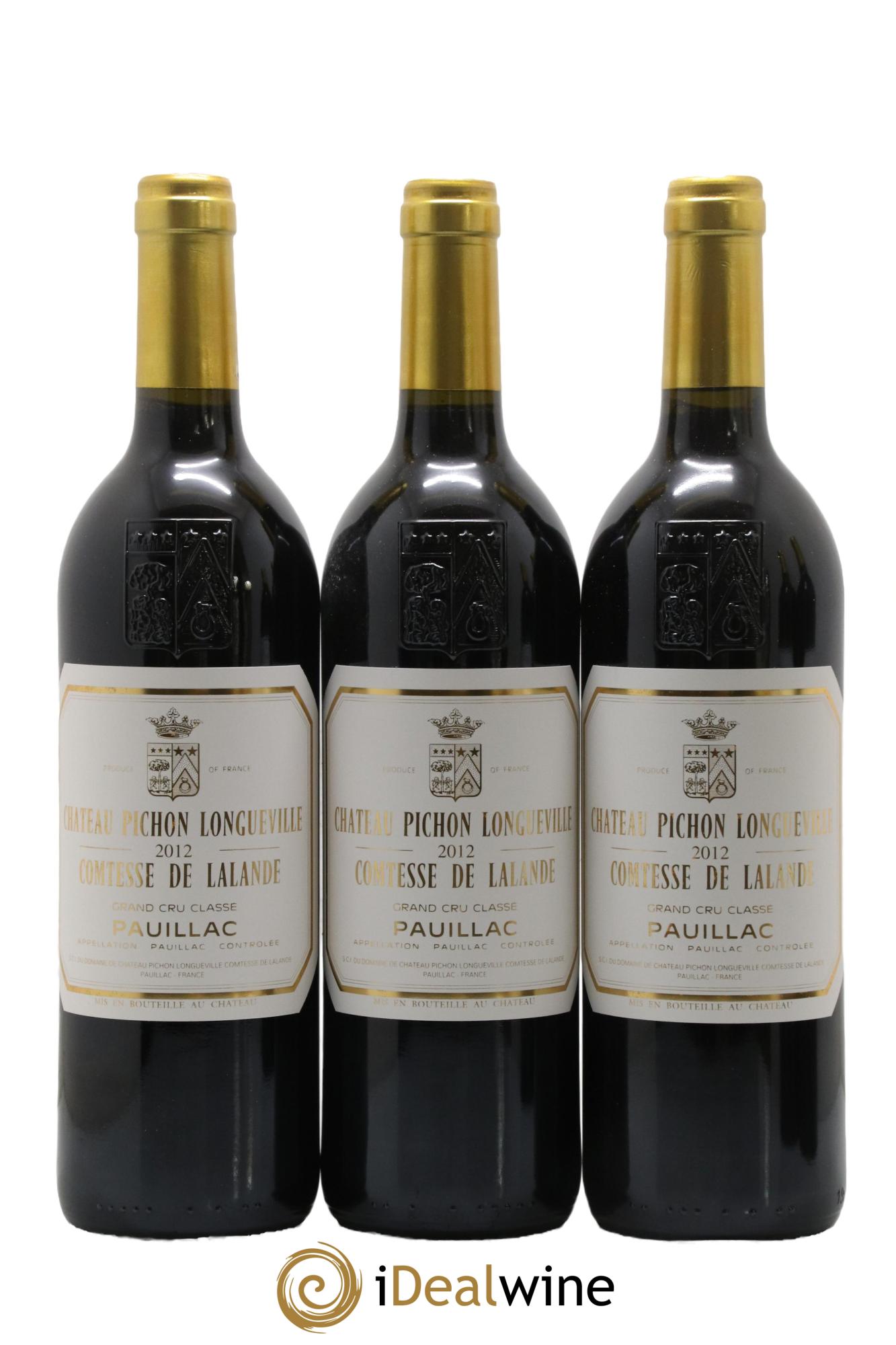 Château Pichon Longueville Comtesse de Lalande 2ème Grand Cru Classé 2012 - Lot de 12 bouteilles - 1