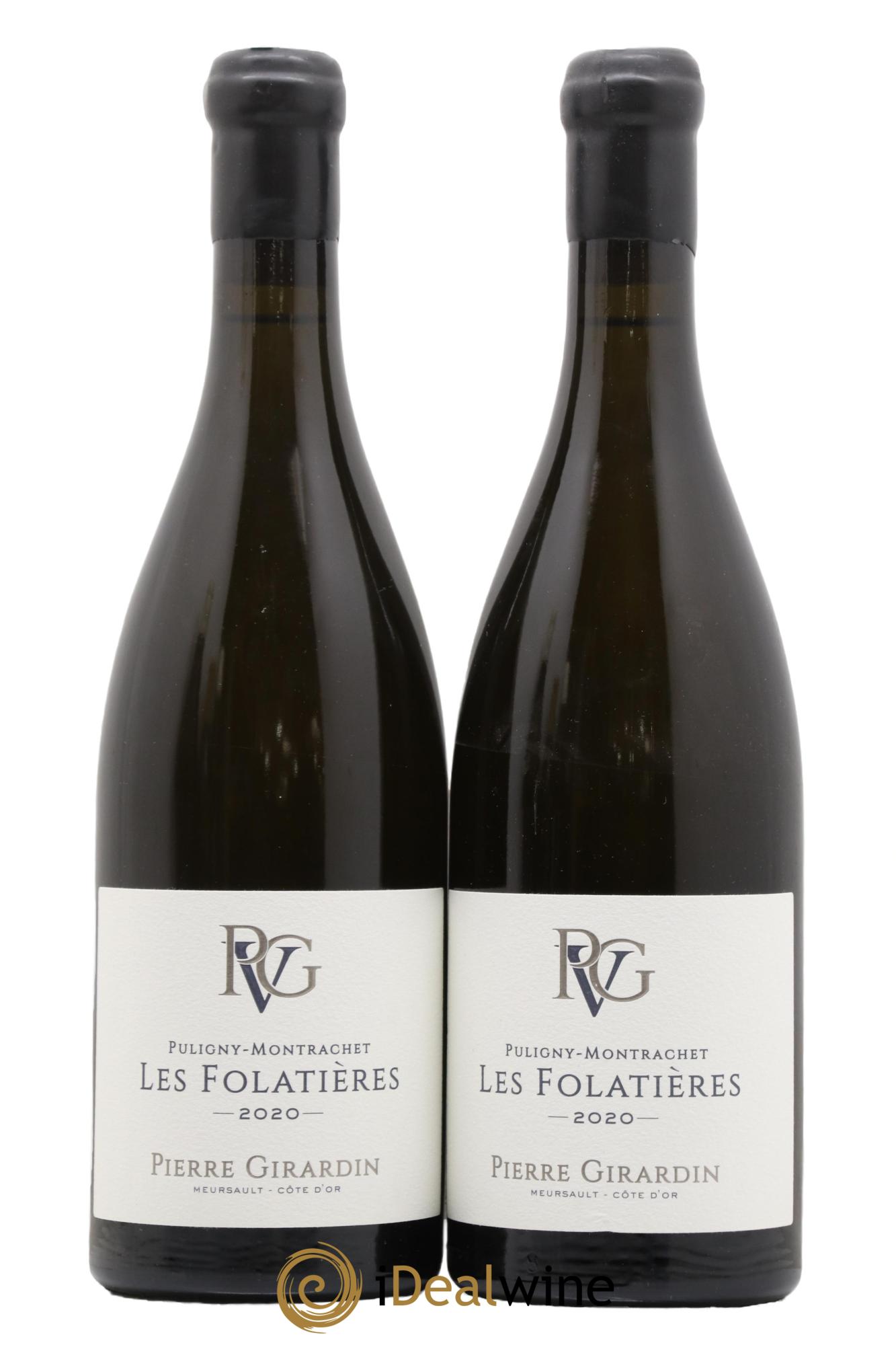Puligny-Montrachet Les Folatières Pierre Girardin 2020 - Lot de 2 bouteilles - 0