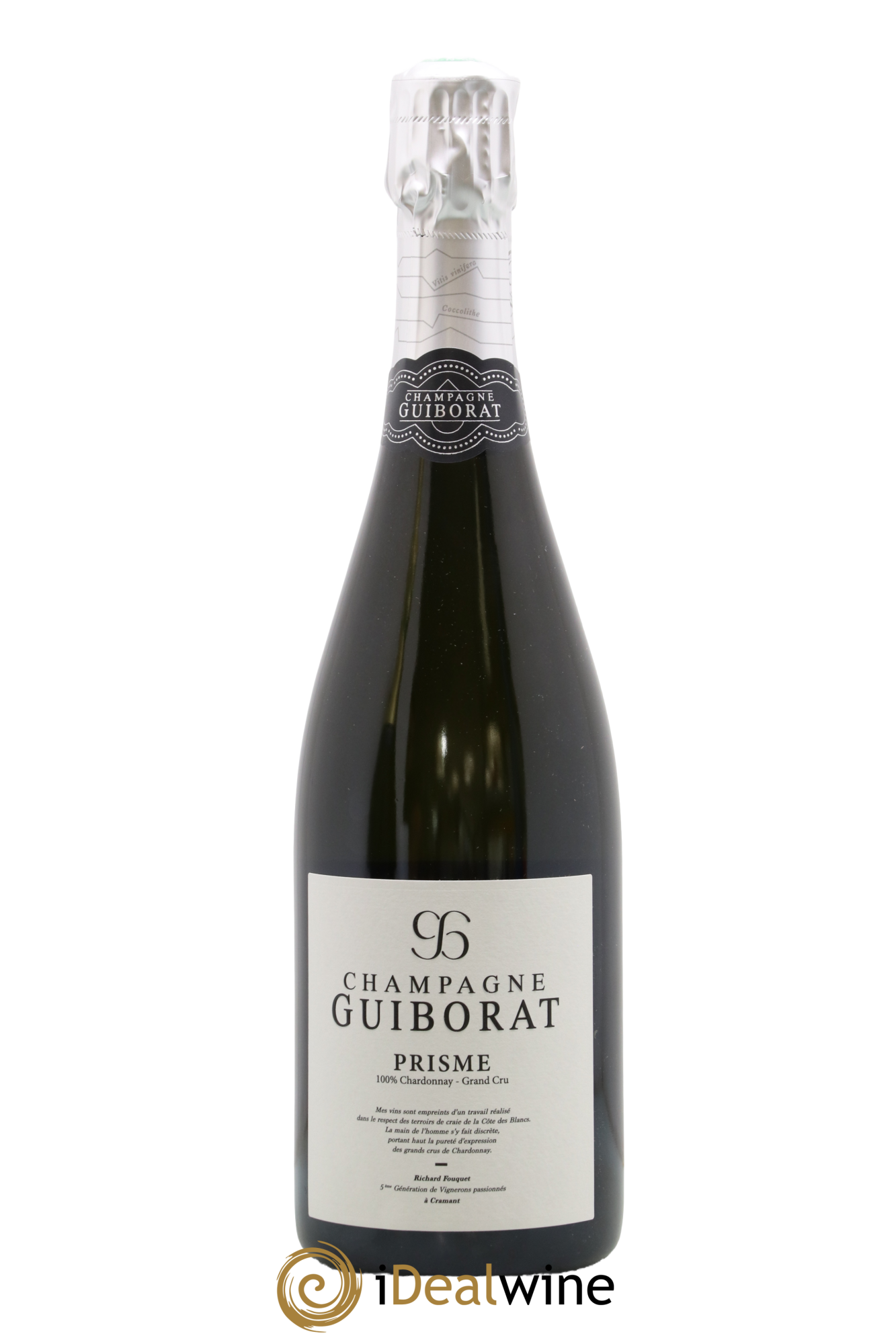Extra Brut Prisme Blanc de Blancs Guiborat Grand Cru 2018 - Lot de 1 bouteille - 0