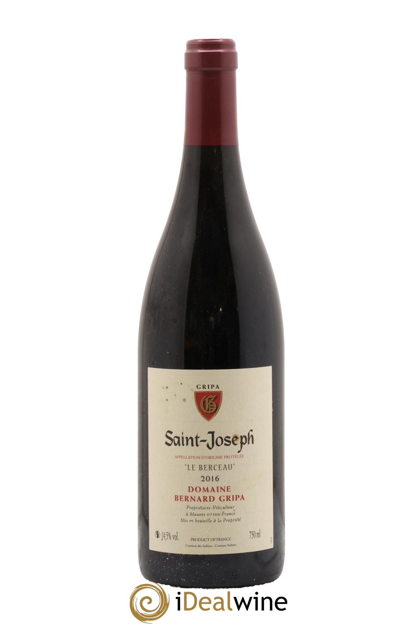 Saint-Joseph Le Berceau Bernard Gripa (Domaine) 2016 - Posten von 1 Flasche - 0