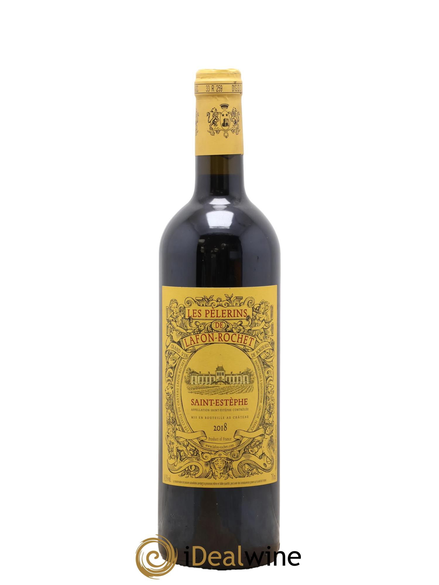 Les Pélerins de Lafon-Rochet Second Vin 2018 - Lot de 1 bouteille - 0