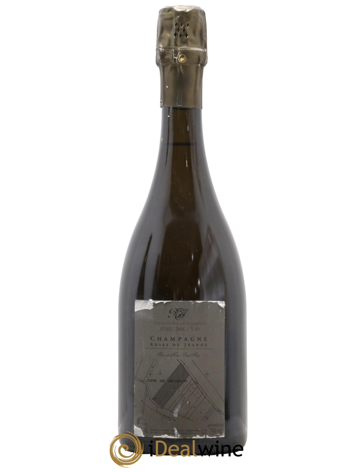 Roses de Jeanne Côte de Béchalin Blanc de Noirs Cédric Bouchard 2009 - Lot de 1 bouteille - 1