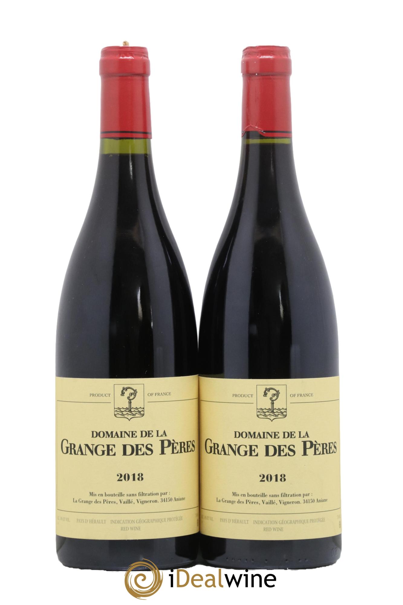 Pays d'Hérault Grange des Pères Laurent Vaillé 2018 - Lot de 2 bouteilles - 0