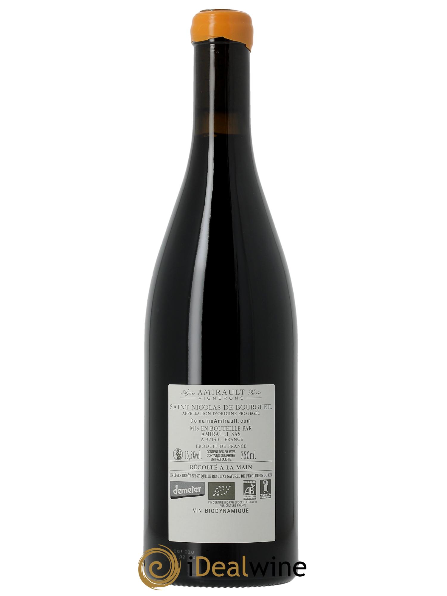 Saint-Nicolas de Bourgueil Le Fondis Agnès et Xavier Amirault 2020 - Lot of 1 bottle - 1