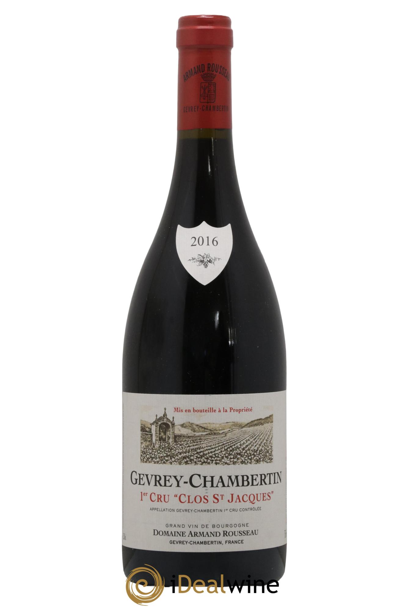 Gevrey-Chambertin 1er Cru Clos Saint-Jacques Armand Rousseau (Domaine) 2016 - Lot de 1 bouteille - 0