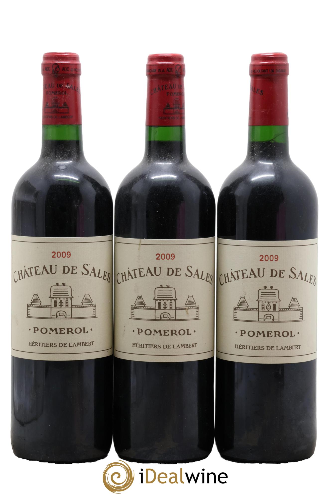 Château de Sales 2009 - Lot de 3 bouteilles - 0