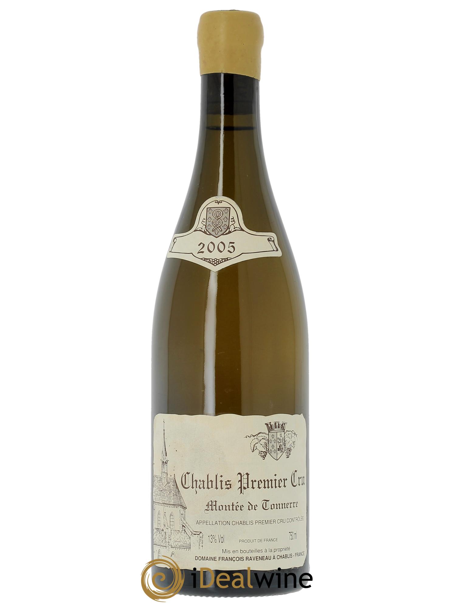 Chablis 1er Cru Montée de Tonnerre Raveneau (Domaine) 2005 - Posten von 1 Flasche - 0