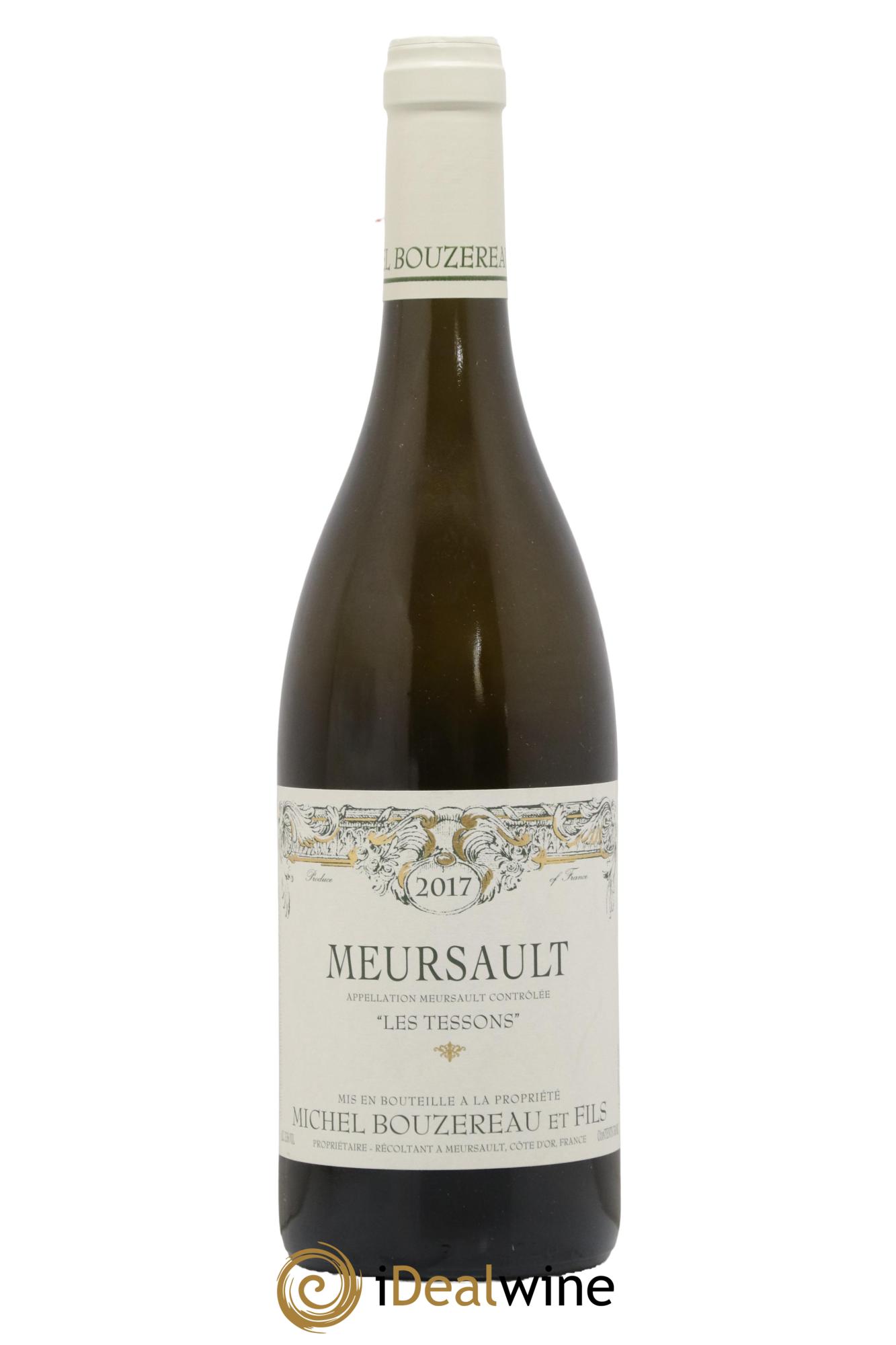 Meursault Les Tessons Michel Bouzereau et Fils (Domaine) 2017 - Lot de 1 bouteille - 0