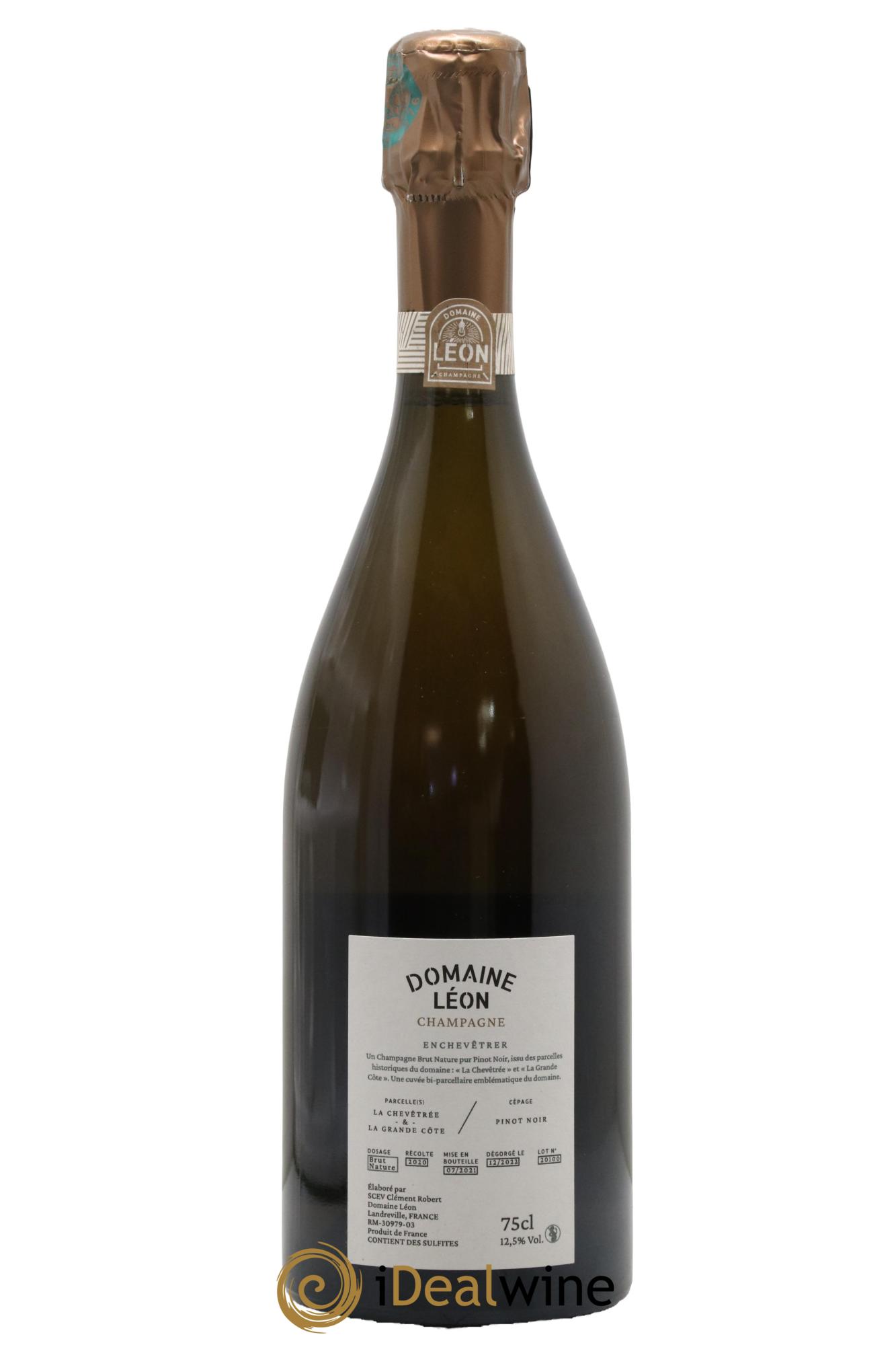 Champagne Enchevêtrer Domaine Léon 2020 - Lot de 1 bouteille - 1