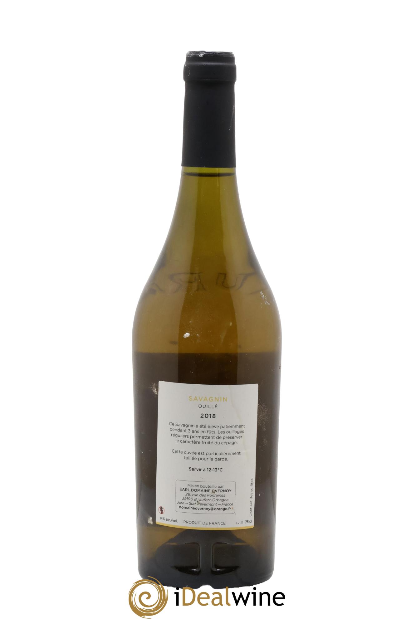 Côtes du Jura Savagnin Ouillé 3 ans Guillaume Overnoy 2018 - Lotto di 1 bottiglia - 1