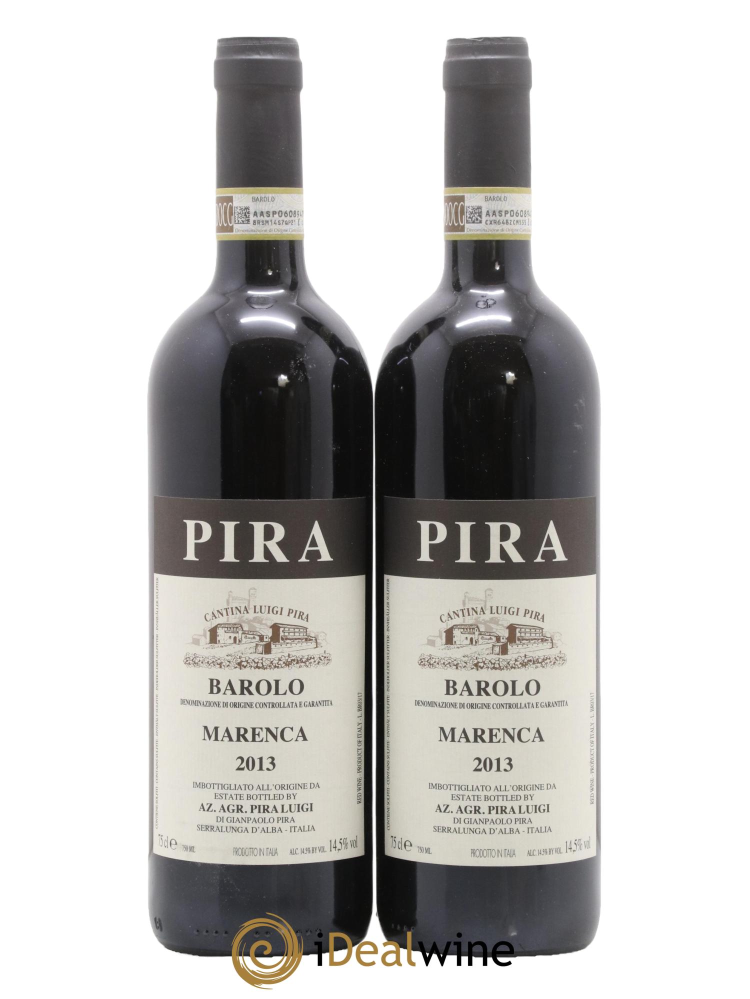 Barolo DOCG Luigi Pira Marenca 2013 - Lot de 2 bouteilles - 0