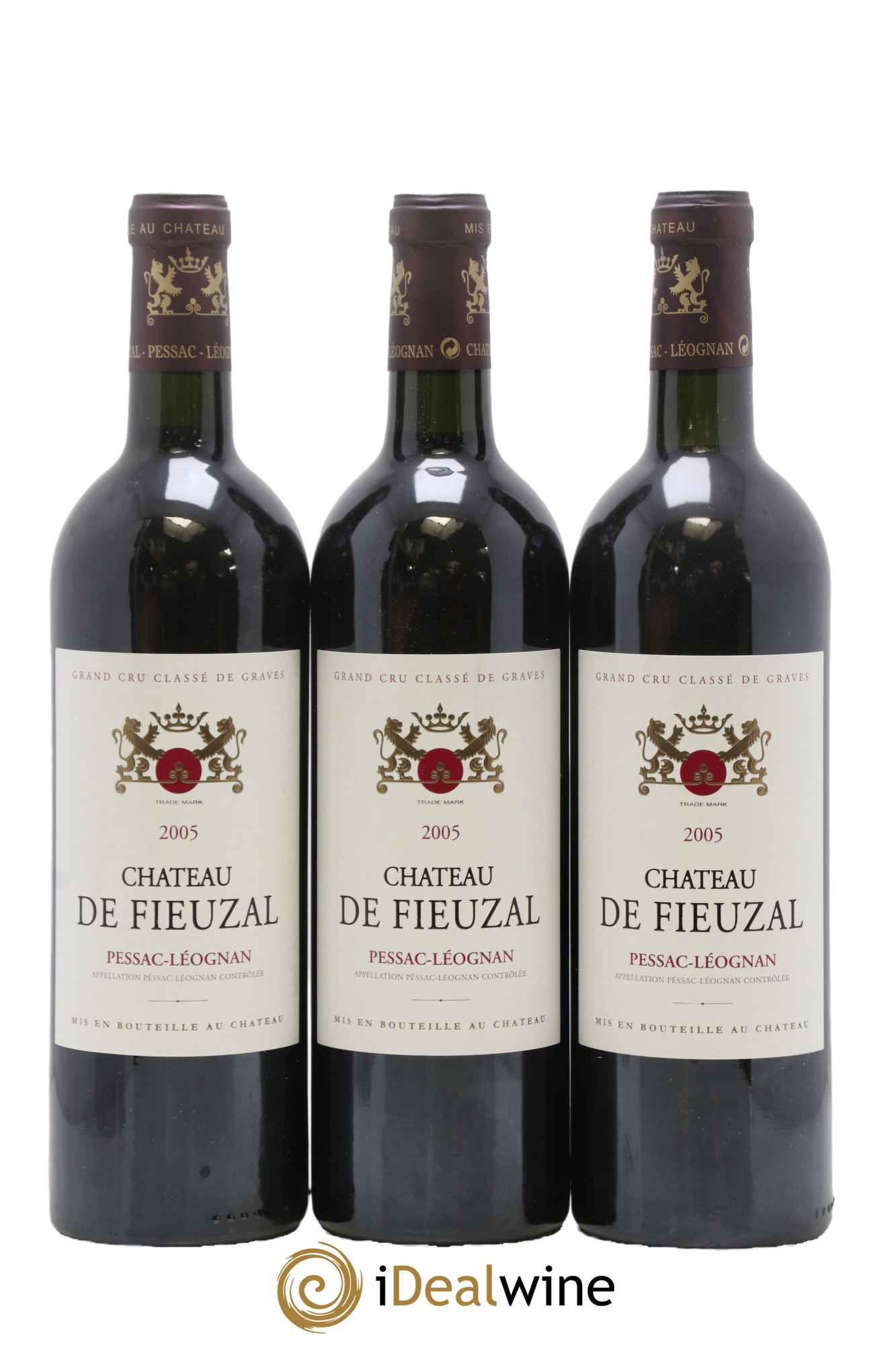 Château de Fieuzal Cru Classé de Graves 2005 - Lot de 3 bouteilles - 0