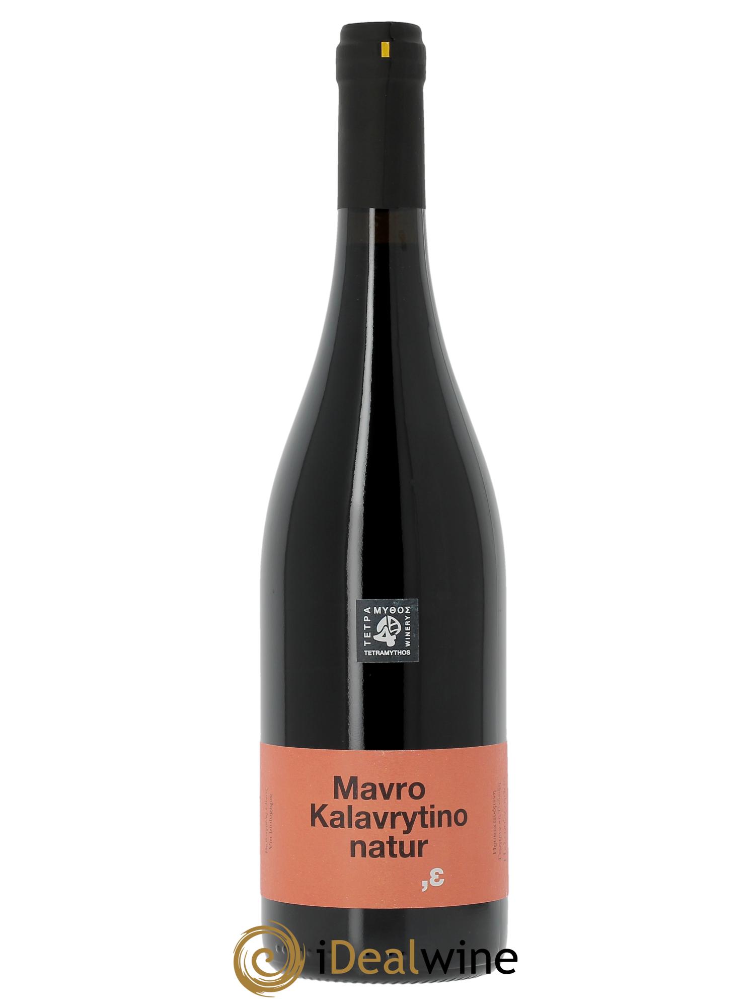 IGP Peloponèse Tetramythos Mavro Kalavrytino nature  2024 - Lot de 1 bouteille - 0