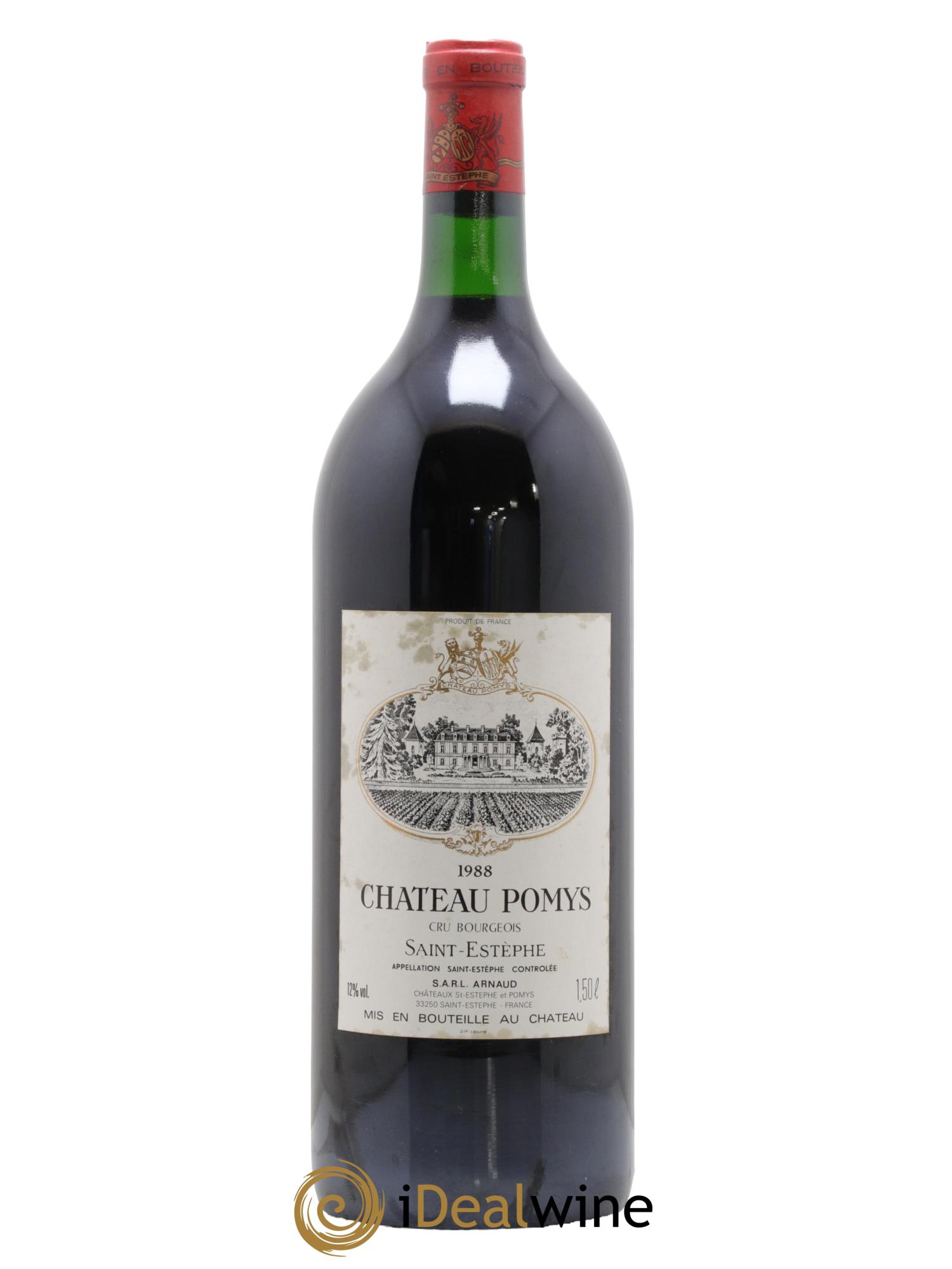 Château Pomys Cru Bourgeois 1988 - Lot de 1 magnum - 0