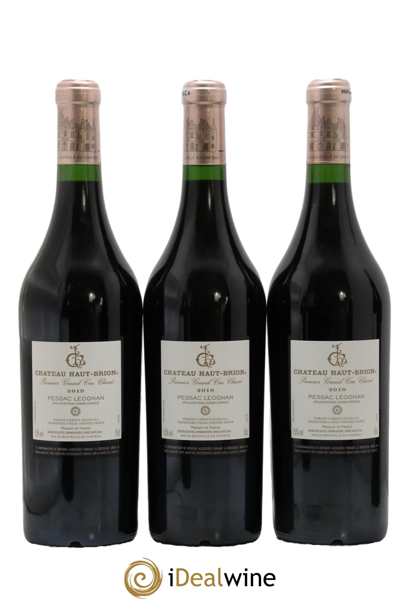 Château Haut Brion 1er Grand Cru Classé 2019 - Lot de 6 bouteilles - 4