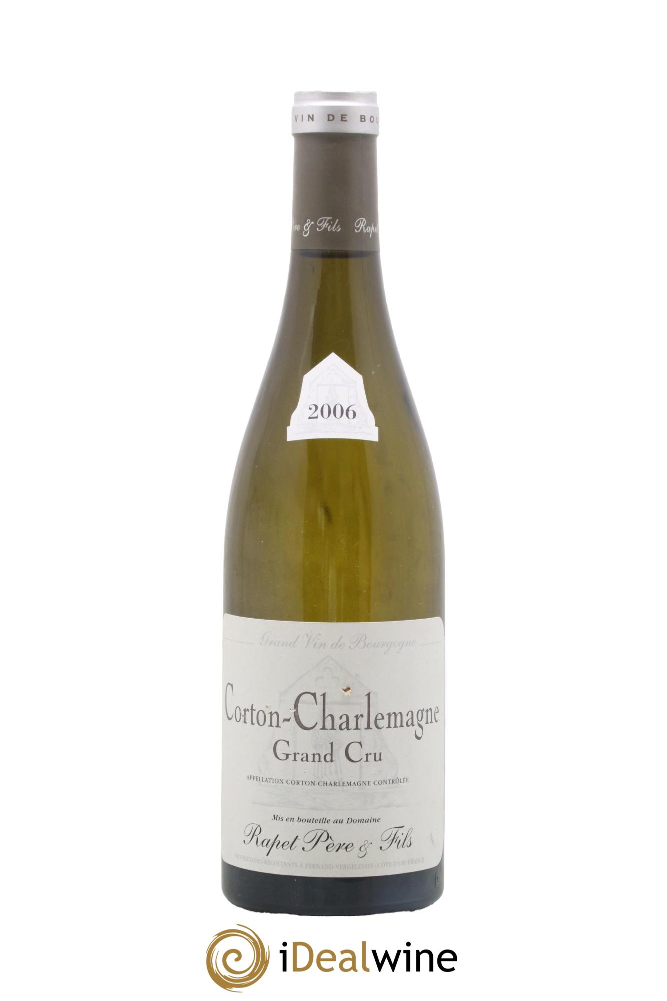 Corton-Charlemagne Grand Cru Rapet Père & Fils 2006 - Lot de 1 bouteille - 0