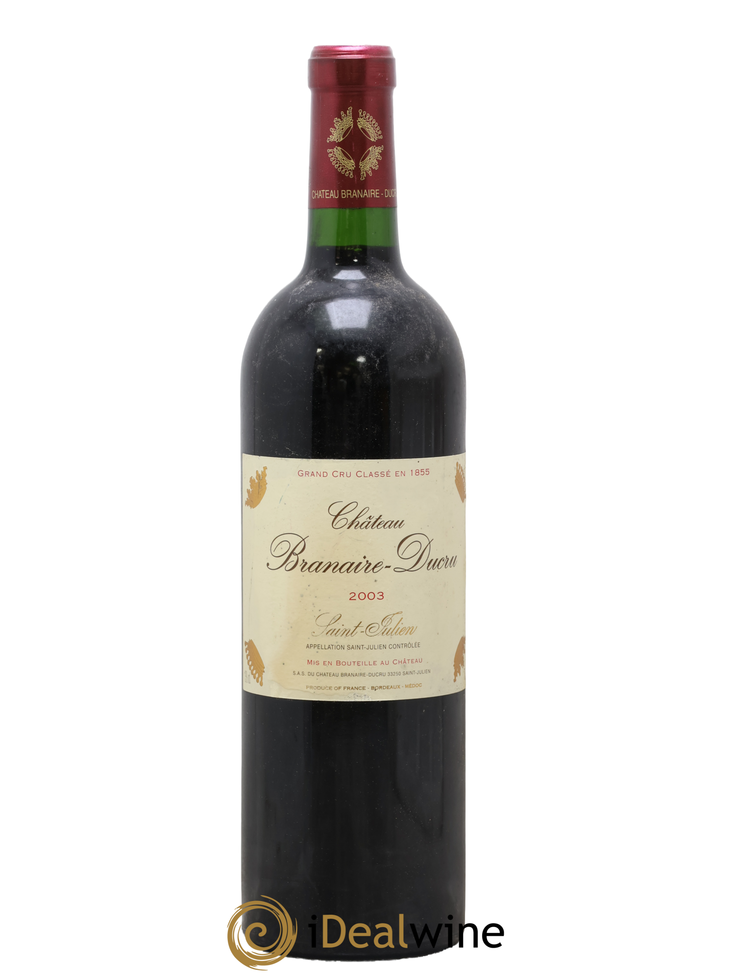 Château Branaire Ducru 4ème Grand Cru Classé 2003 - Lot de 1 bouteille - 0