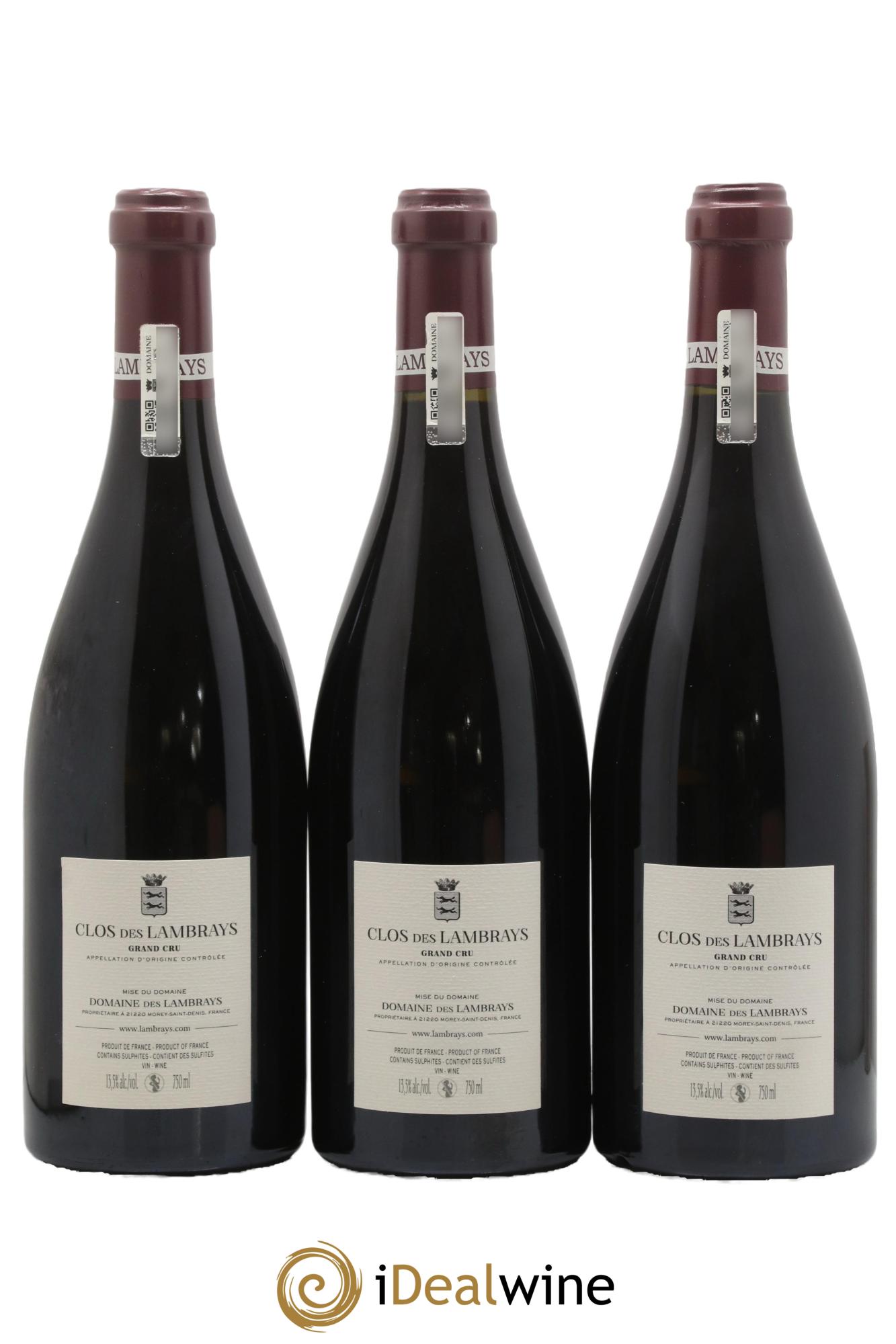 Clos des Lambrays Grand Cru Domaine des Lambrays 2020 - Lot de 3 bouteilles - 1