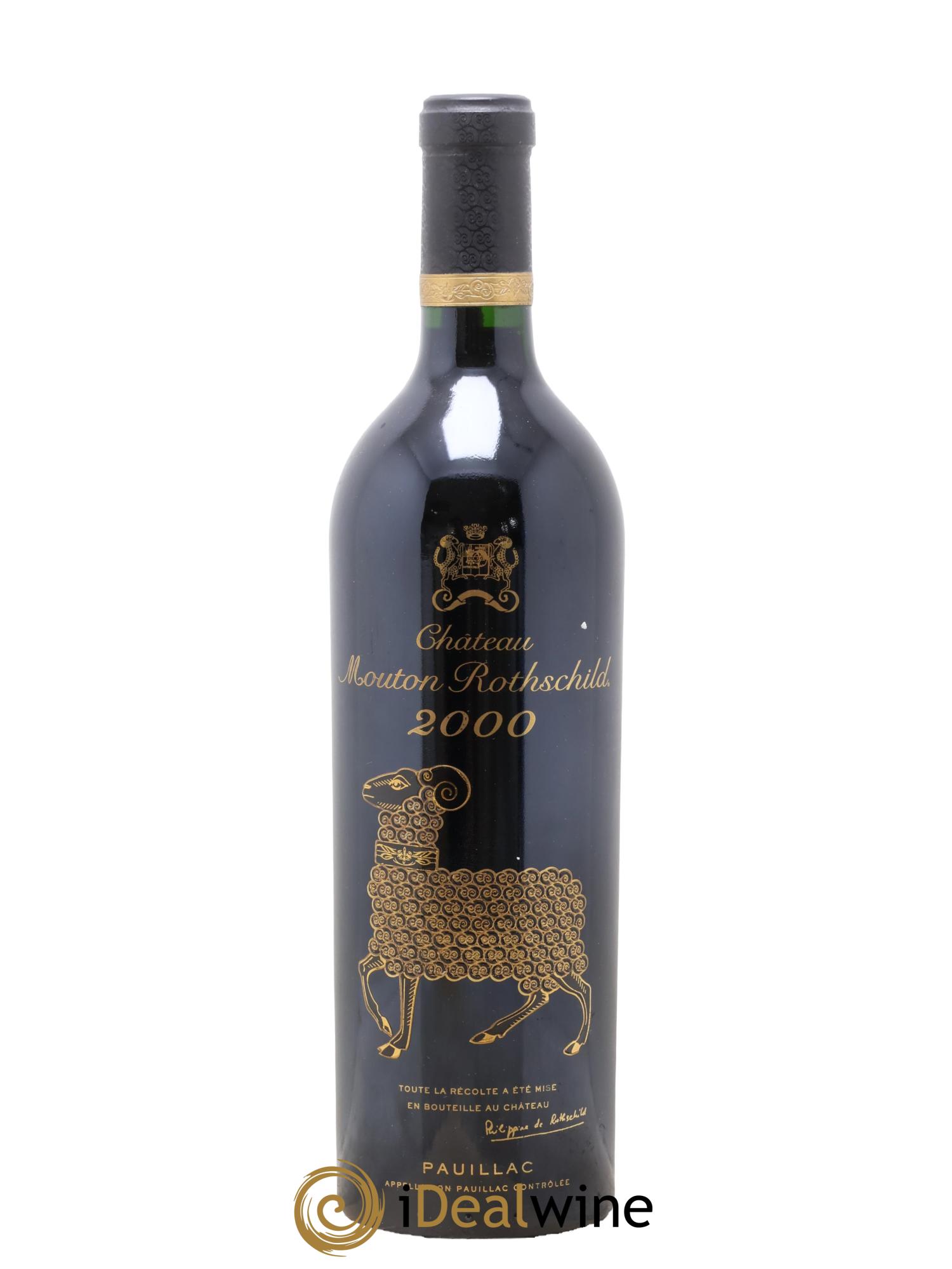 Château Mouton Rothschild 1er Grand Cru Classé 2000 - Lotto di 1 bottiglia - 0