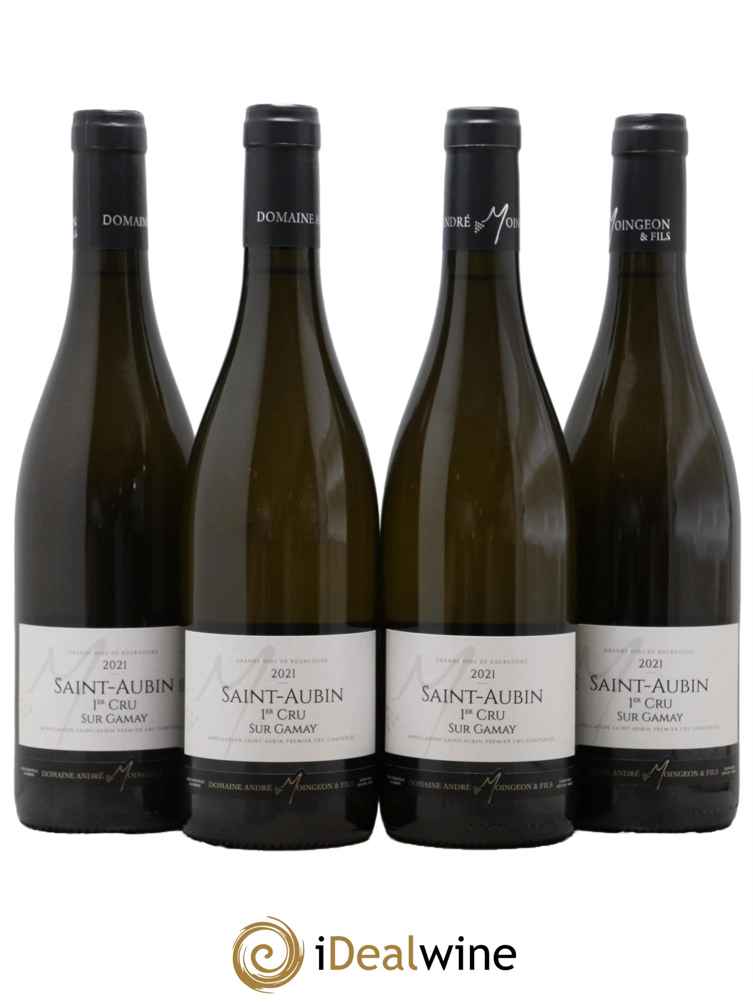 Saint-Aubin 1er Cru Sur Gamay Domaine Moingeon 2021 - Lot de 4 bouteilles - 0