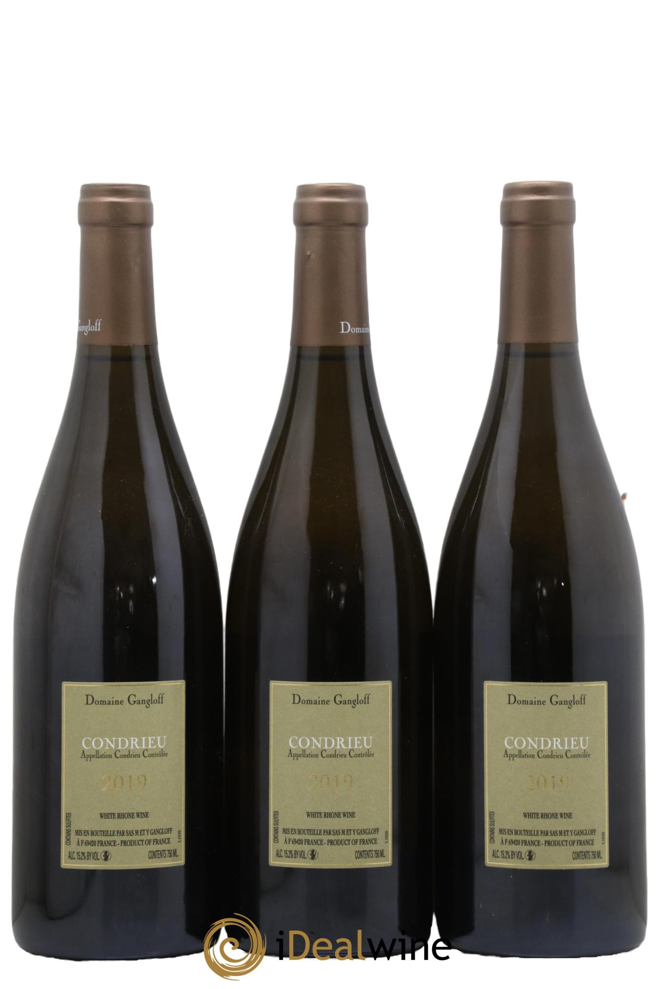 Condrieu Domaine Gangloff (Domaine) 2019 - Lot de 3 bouteilles - 1