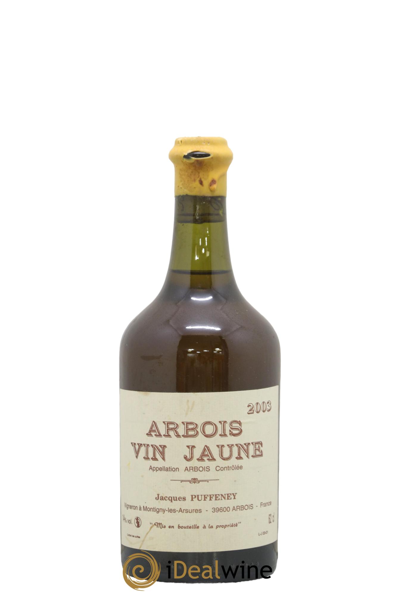 Arbois Vin Jaune Jacques Puffeney 2003 - Lotto di 1 clavelin - 0