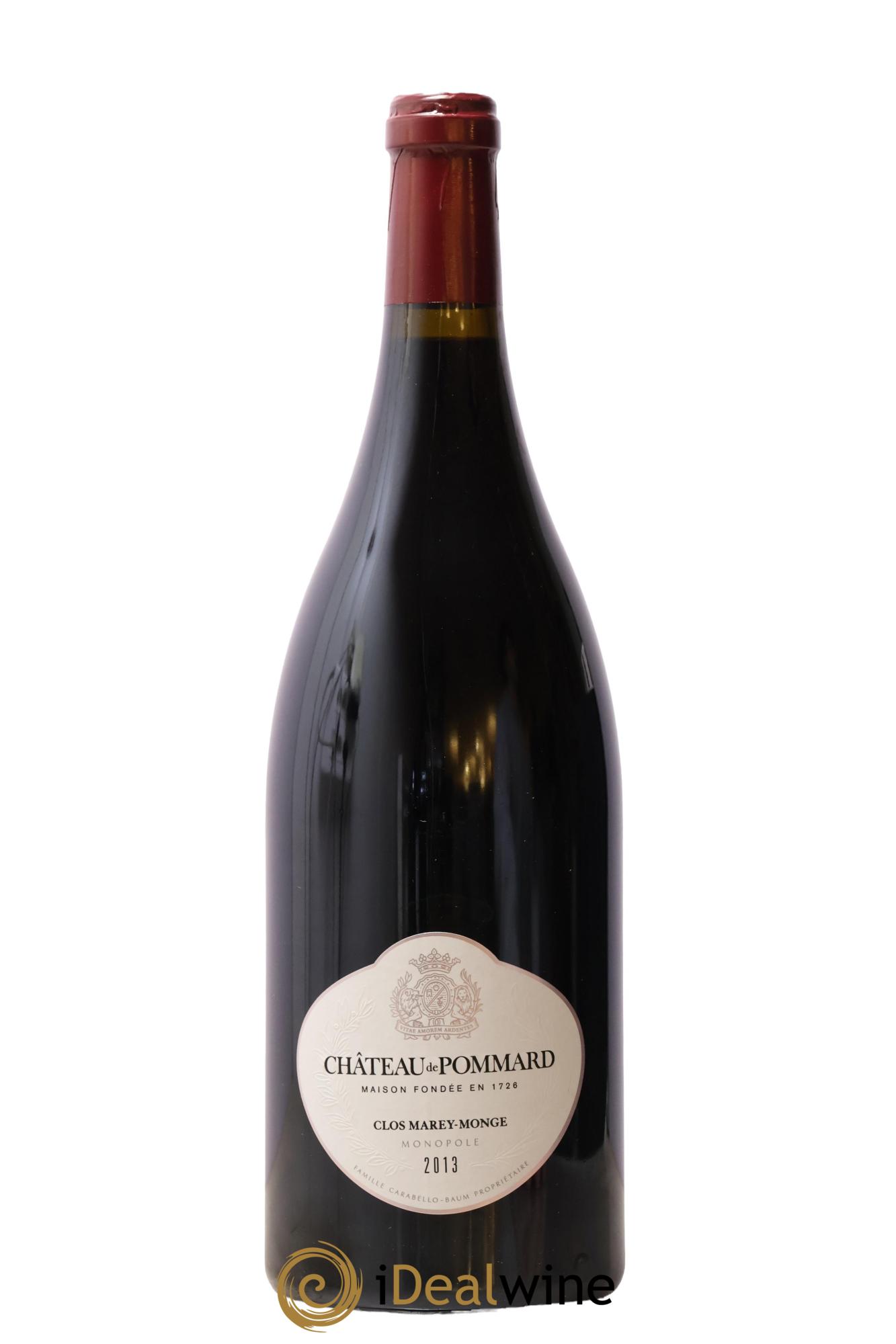 Pommard Clos Marey-Monge Monopole Château de Pommard 2013 - Posten von 1 Magnum - 0
