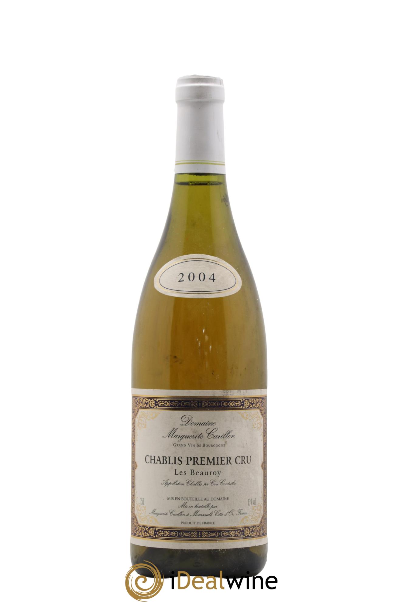 Chablis 1er Cru Les Beauroy Marguerite Carillon 2004 - Lot de 1 bouteille - 0