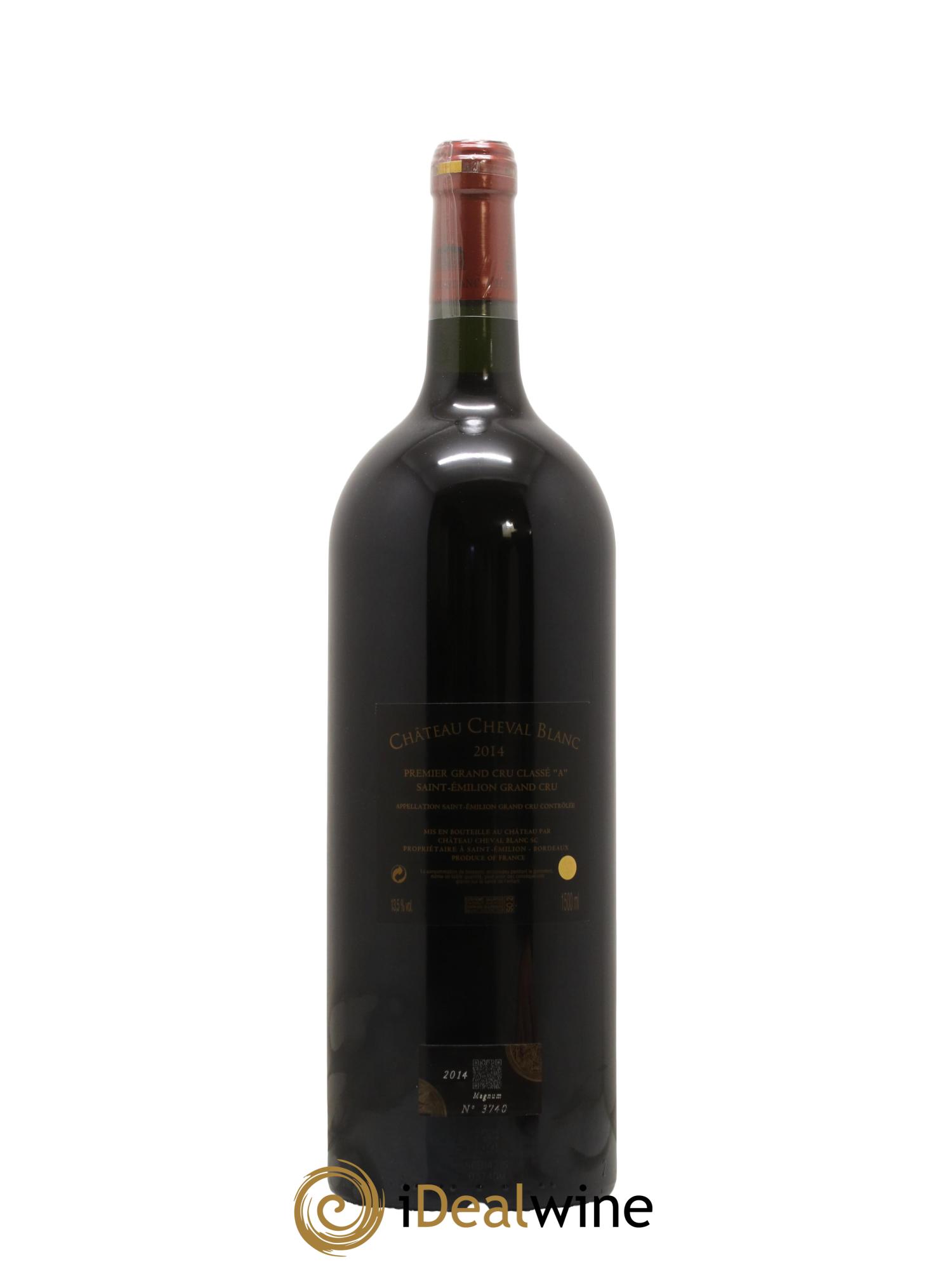 Château Cheval Blanc 1er Grand Cru Classé A 2014 - Lot de 1 magnum - 2