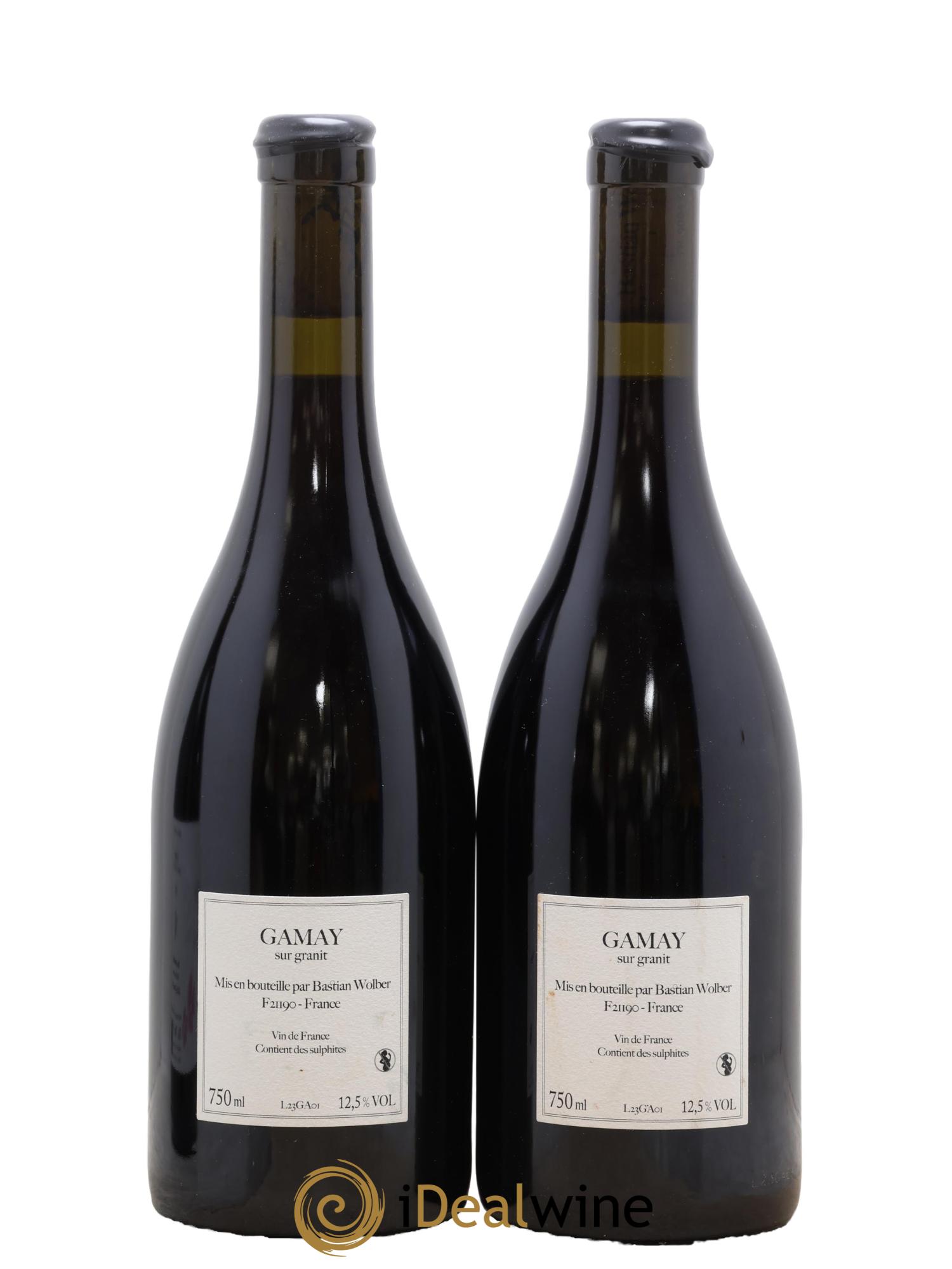 Vin de France Laisse Tomber Gamay Bastian Wolber 2023 - Lot of 2 bottles - 1