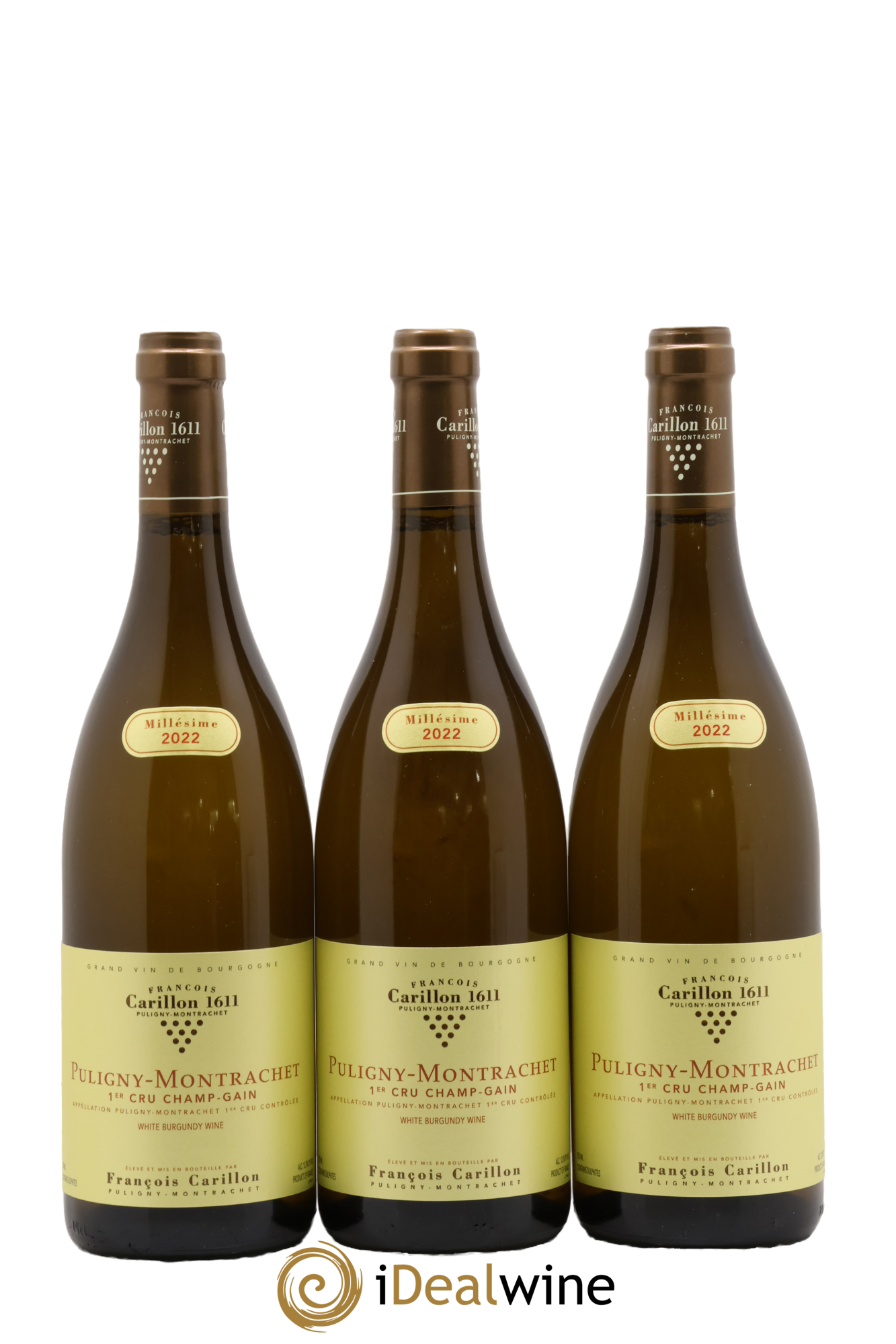 Puligny-Montrachet 1er Cru Champ-Gain François Carillon 2022 - Posten von 3 Flaschen - 0
