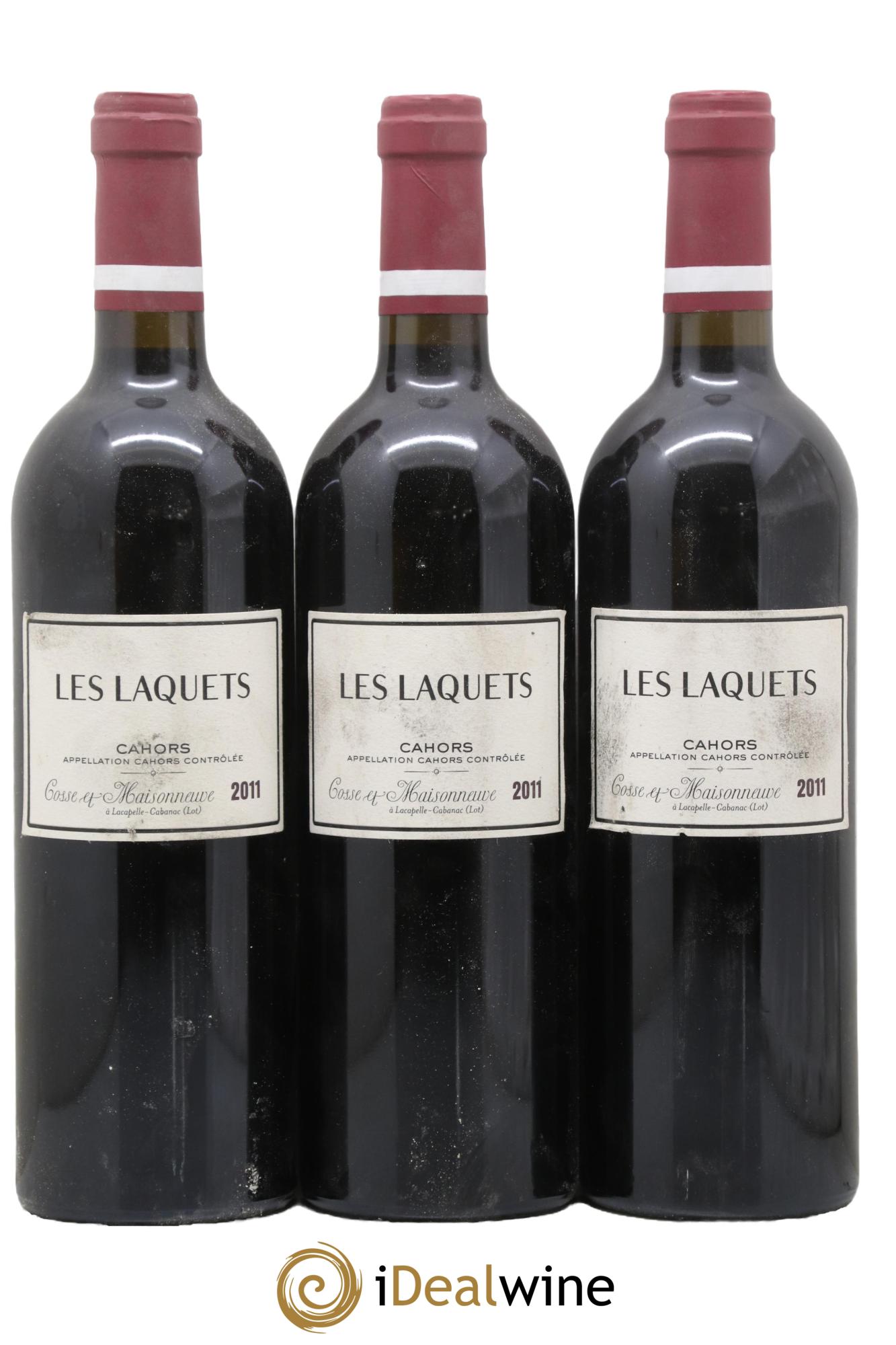 Cahors Les Laquets Cosse-Maisonneuve (Domaine) 2011 - Posten von 3 Flaschen - 0