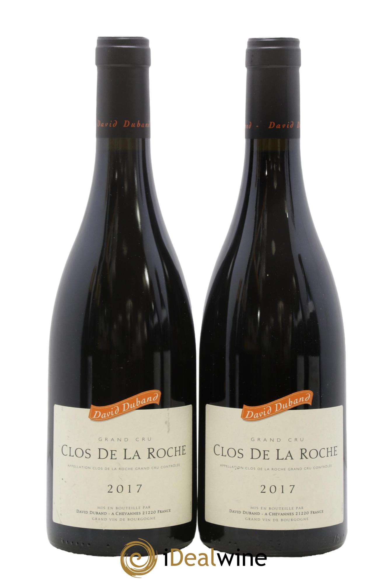 Clos de la Roche Grand Cru David Duband (Domaine) 2017 - Lot de 2 bouteilles - 0
