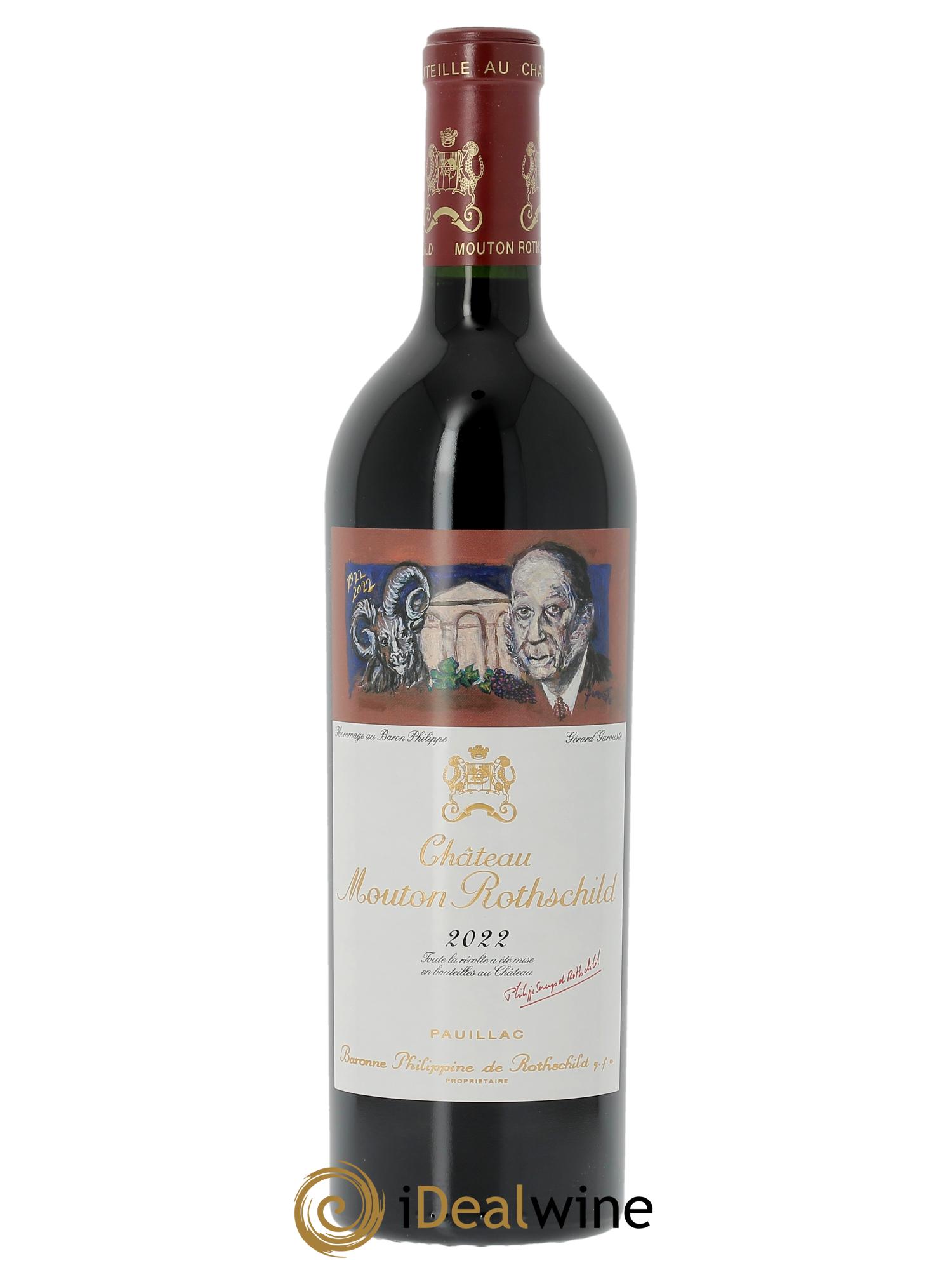 Château Mouton Rothschild 1er Grand Cru Classé (CBO à partir de 6 bts) 2022 - Lot de 1 bouteille - 0