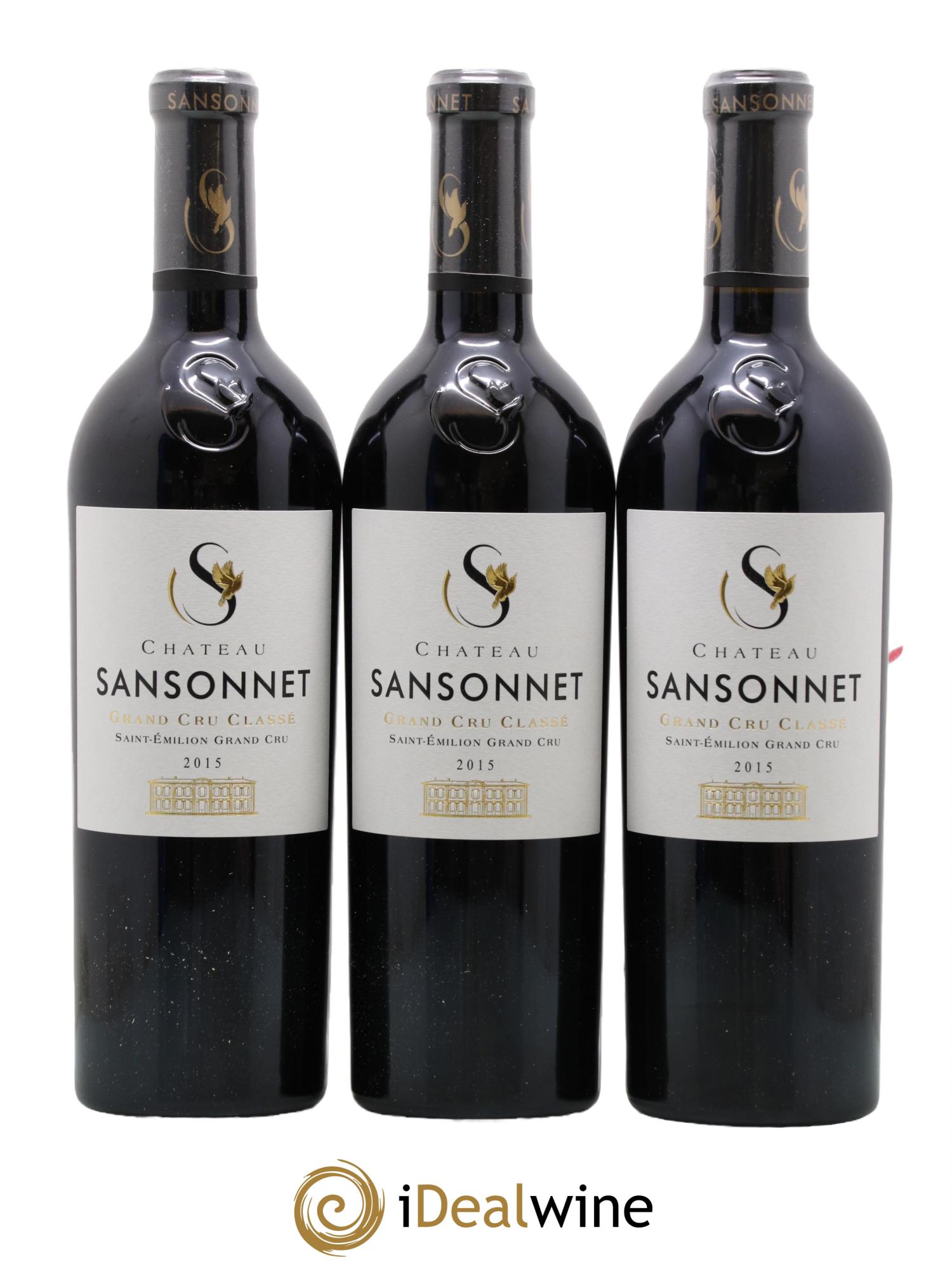 Château Sansonnet Grand Cru Classé 2015 - Lot de 12 bouteilles - 4