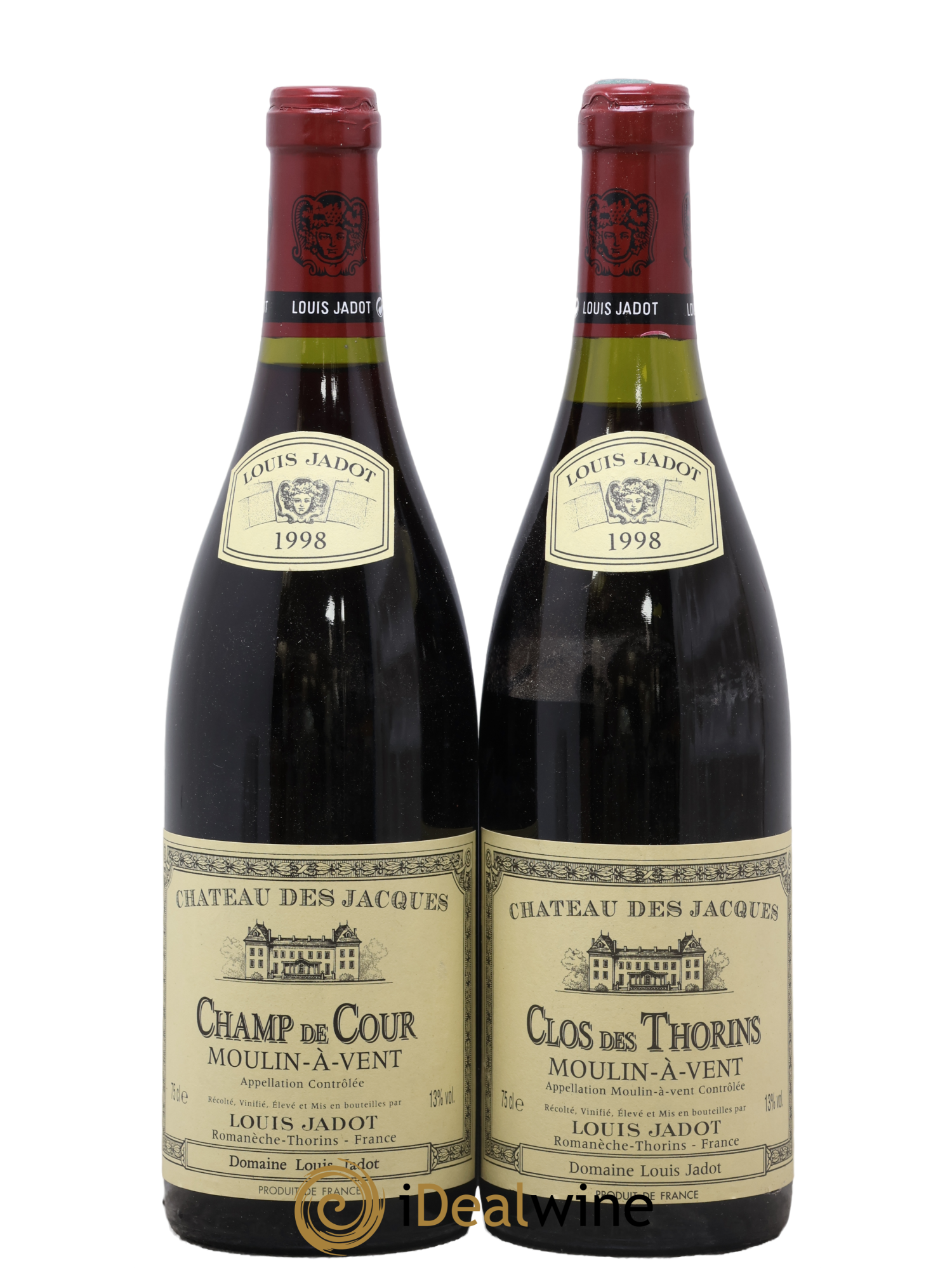Moulin-à-Vent Champ de Cour Château des Jacques 1998 - Posten von 1 Flasche - 1