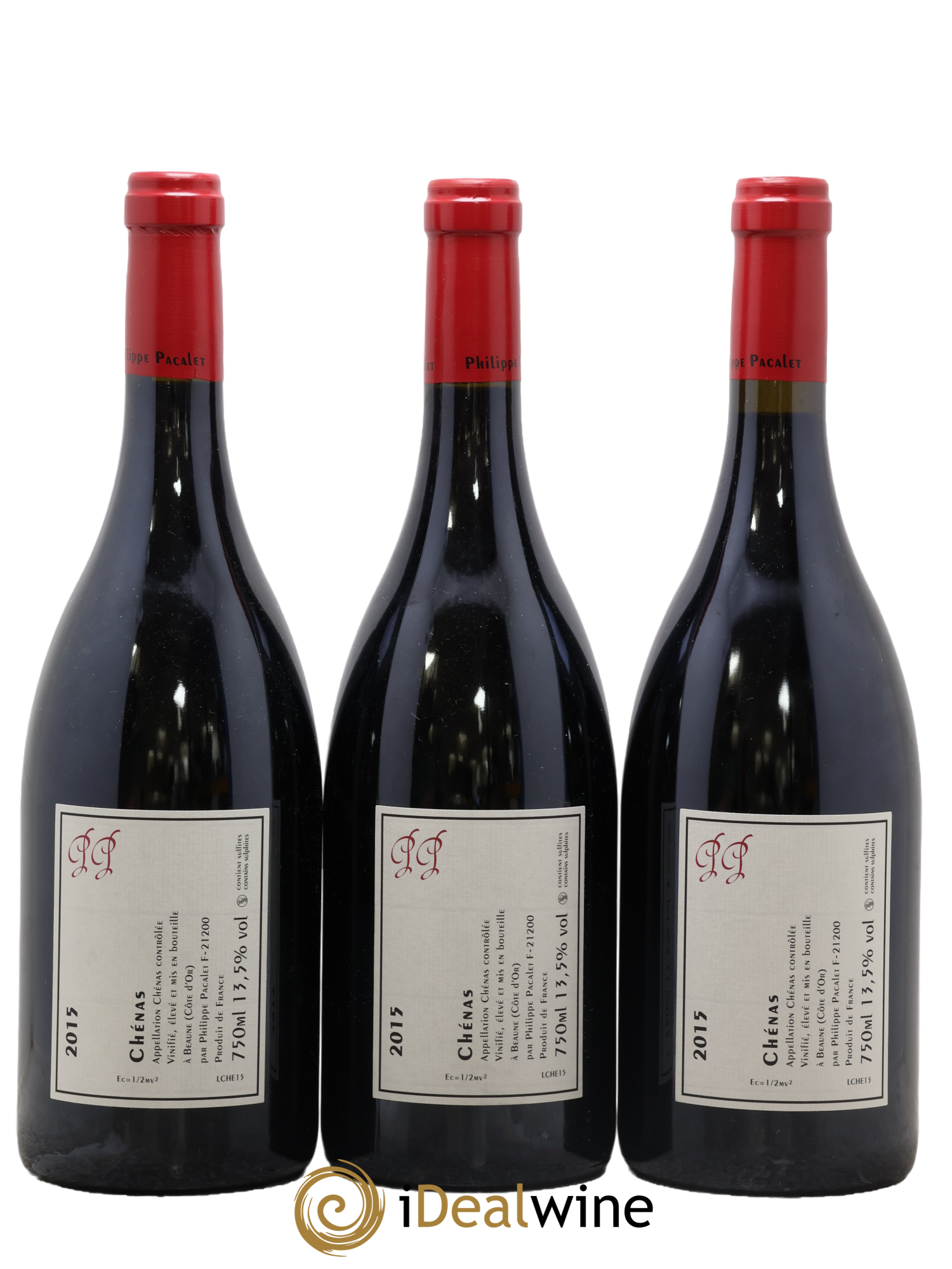 Chénas Philippe Pacalet 2015 - Lot de 3 bouteilles - 1