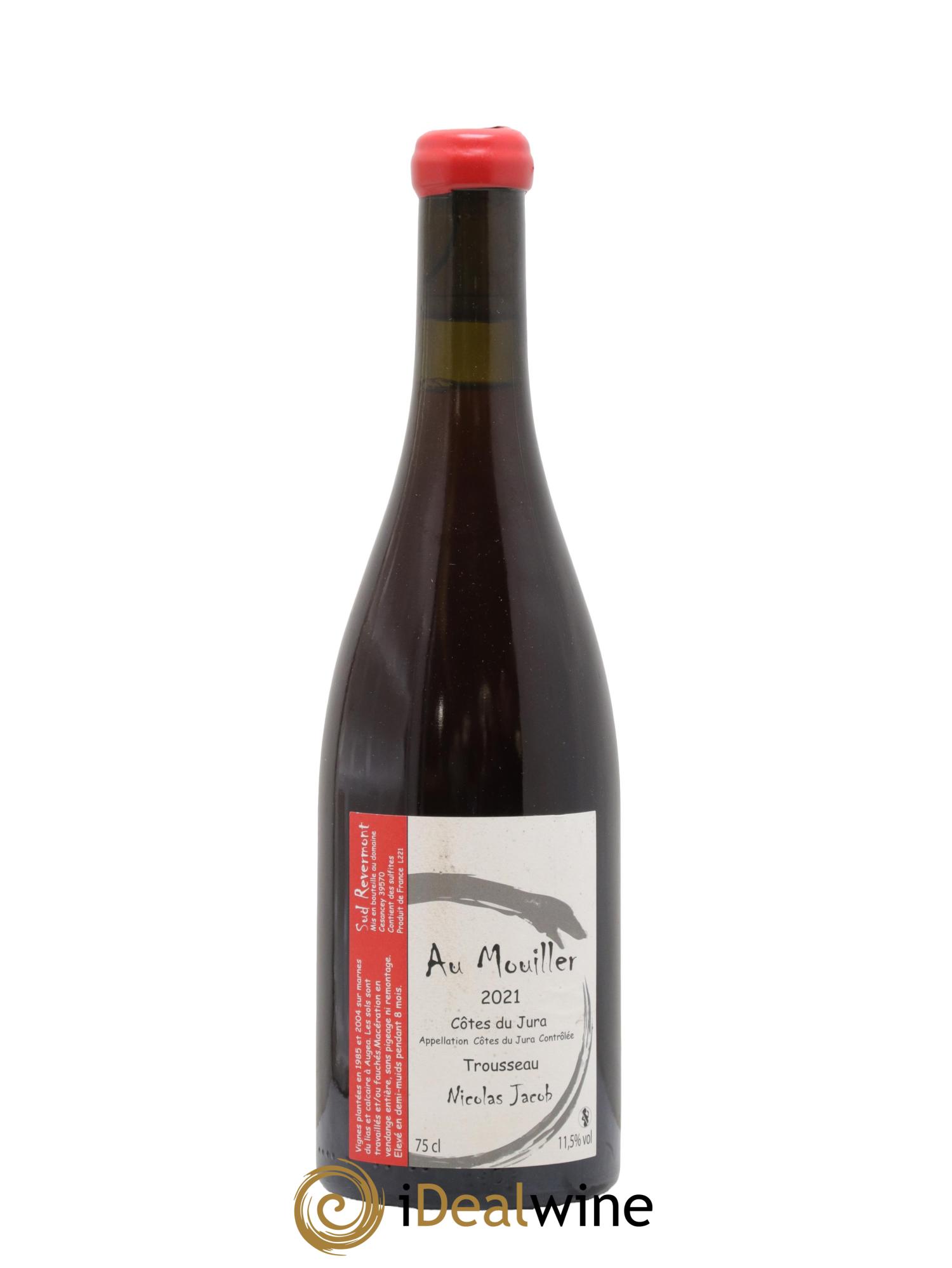 Côtes du Jura Trousseau Au Mouiller Nicolas Jacob 2021 - Lot de 1 bouteille - 0