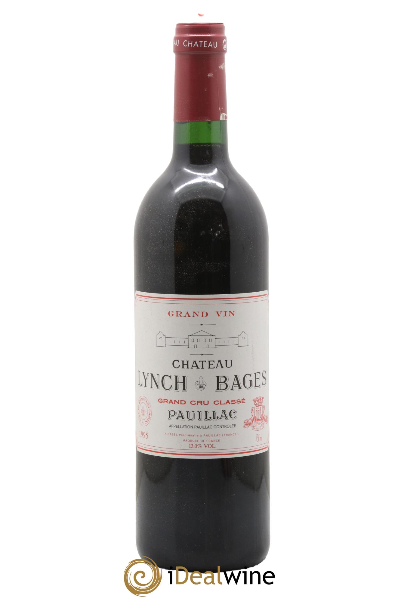 Château Lynch Bages 5ème Grand Cru Classé 1995 - Lot de 1 bouteille - 0