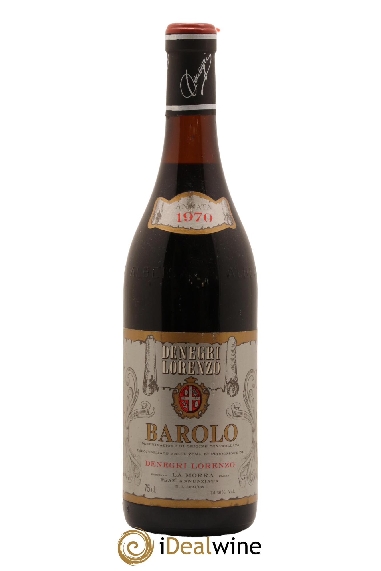 Barolo Denegri 1970 - Posten von 1 Flasche - 0