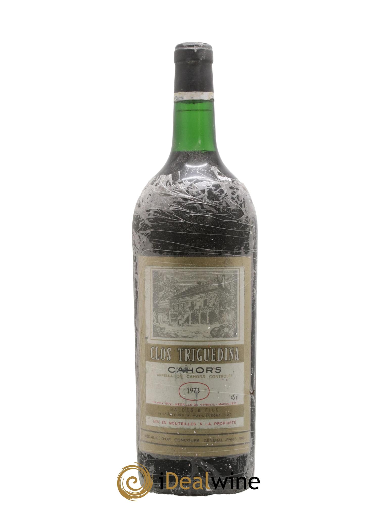 Cahors Clos Triguedina Jean-Luc Baldès 1973 - Lot de 1 magnum - 0