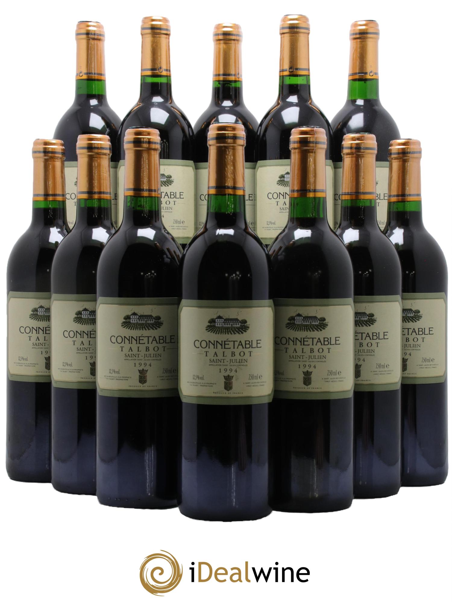 Connétable de Talbot Second Vin 1994 - Lot de 12 bouteilles - 0