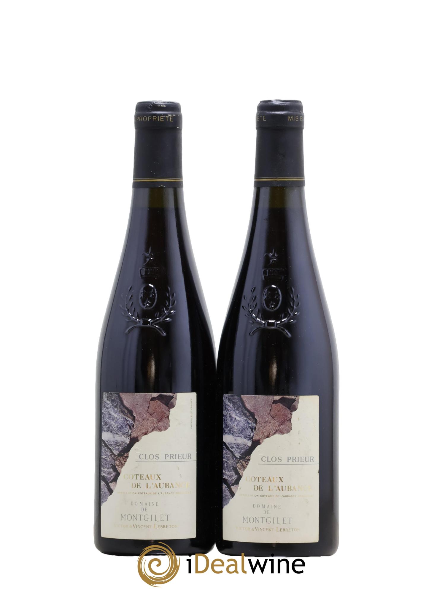 Coteaux de l'Aubance Clos Prieur Montgilet (Domaine de) 1996 - Lot de 2 format 50cls - 0