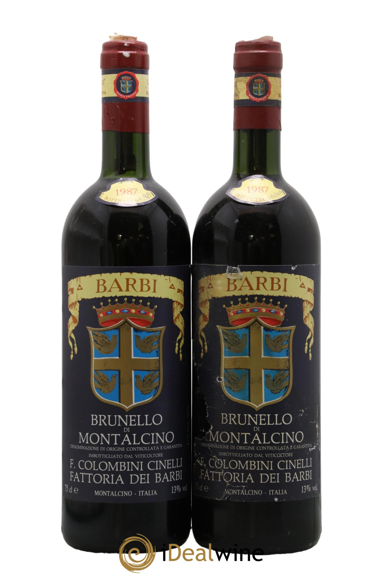 Brunello di Montalcino Barbi 1987 - Posten von 2 Flaschen - 0