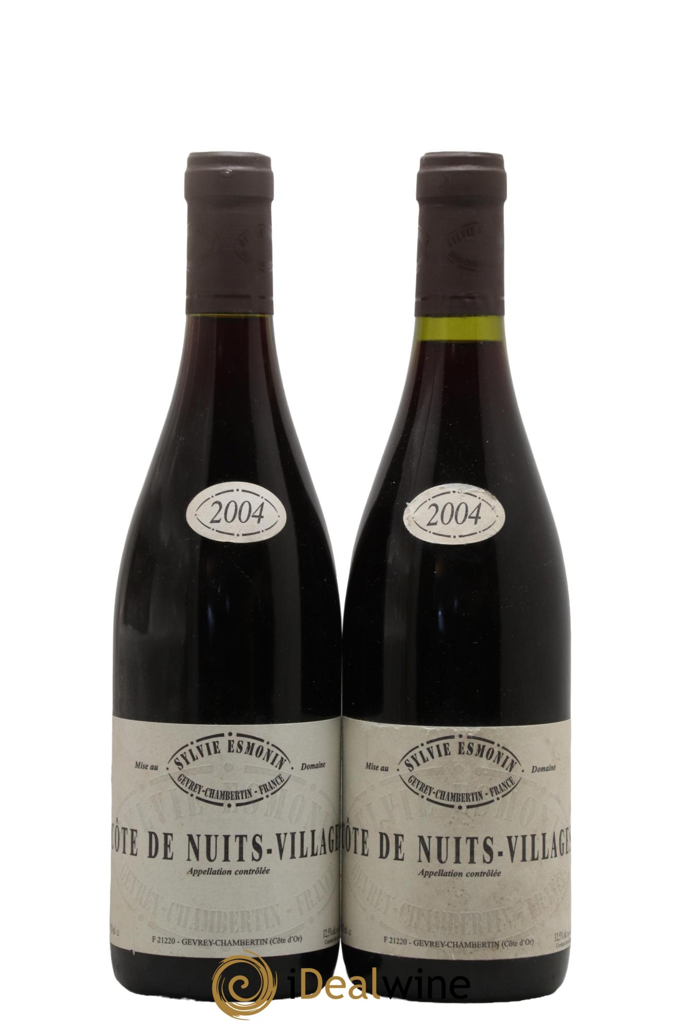 Côte de Nuits-Villages Sylvie Esmonin 2004 - Lot de 2 bouteilles - 0